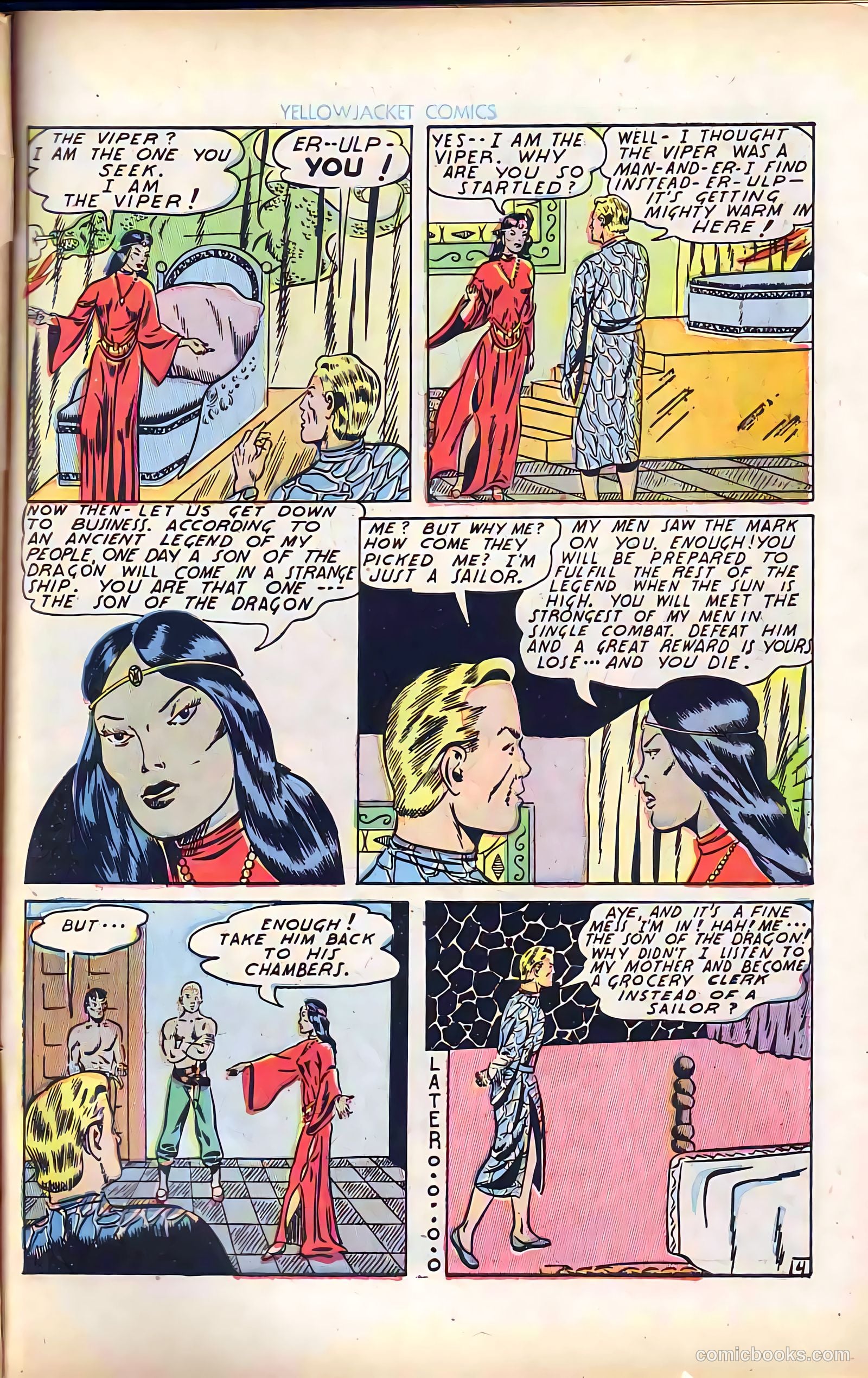Yellowjacket Comics #8 (1946) — page 42 of 53