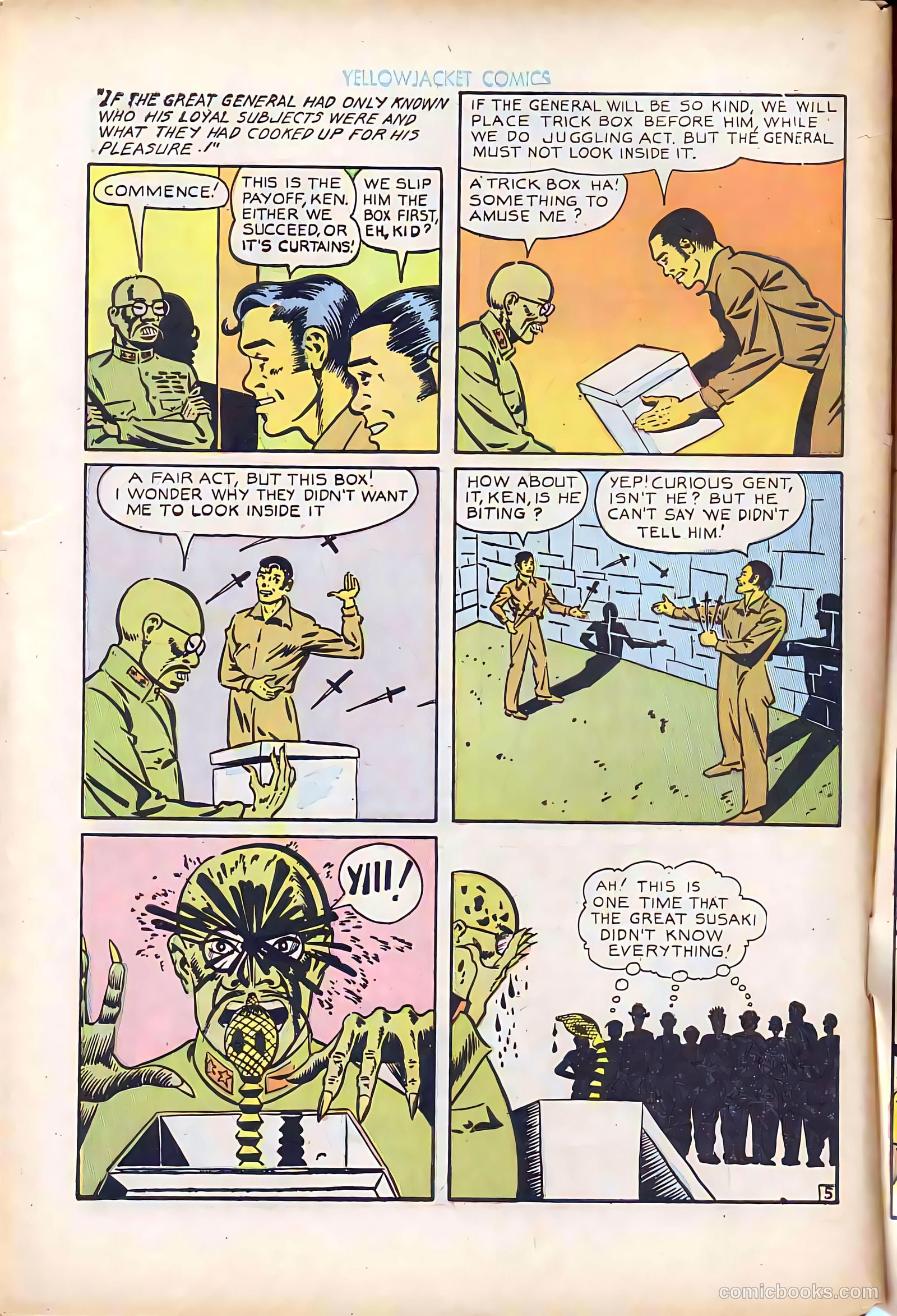 Yellowjacket Comics #8 (1946) — page 49 of 53