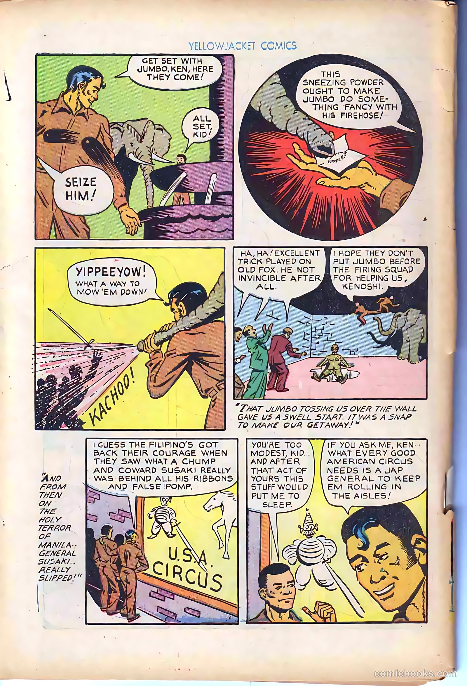 Yellowjacket Comics #8 (1946) — page 51 of 53