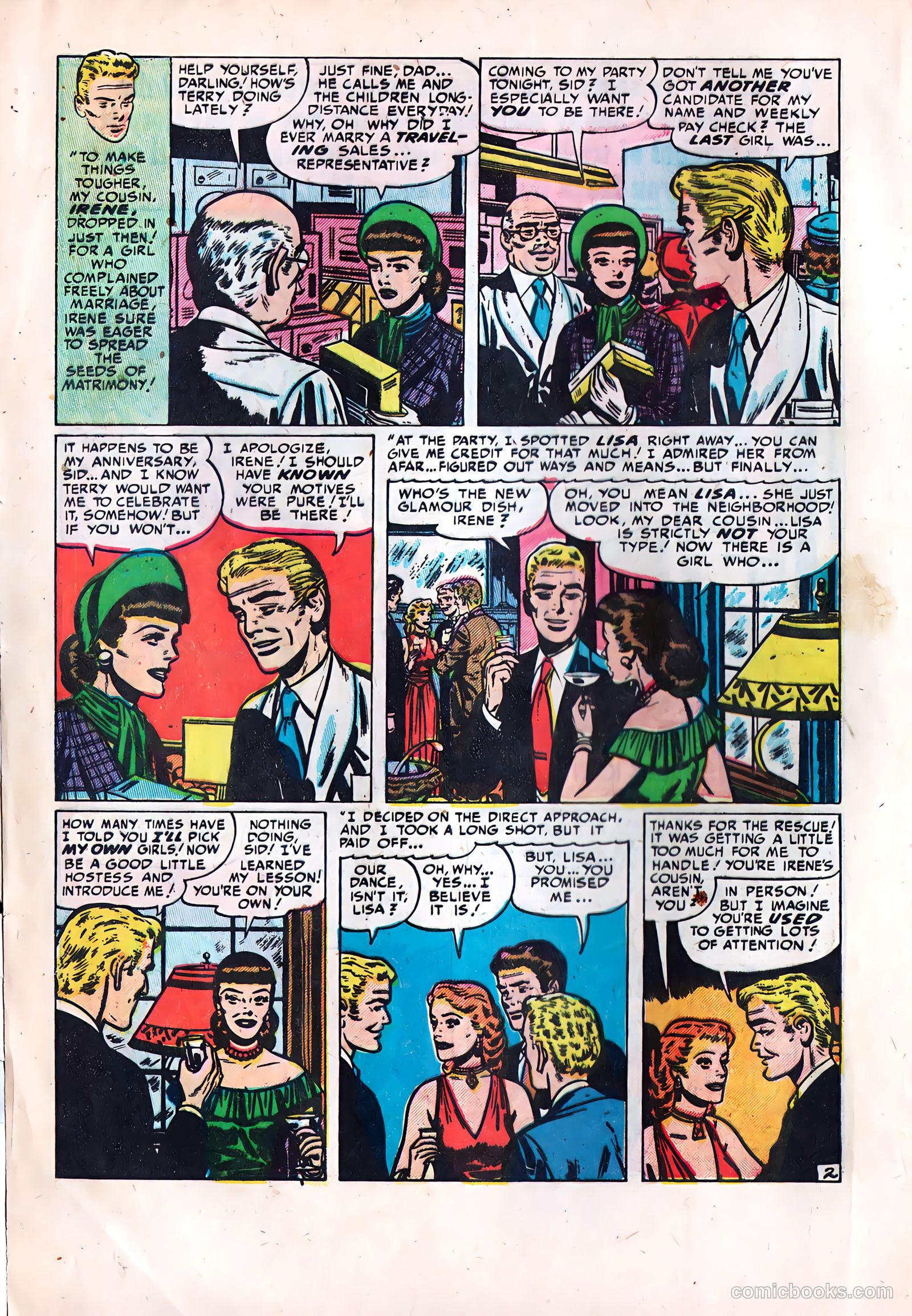 Young Brides #1 (1952) — page 4 of 36