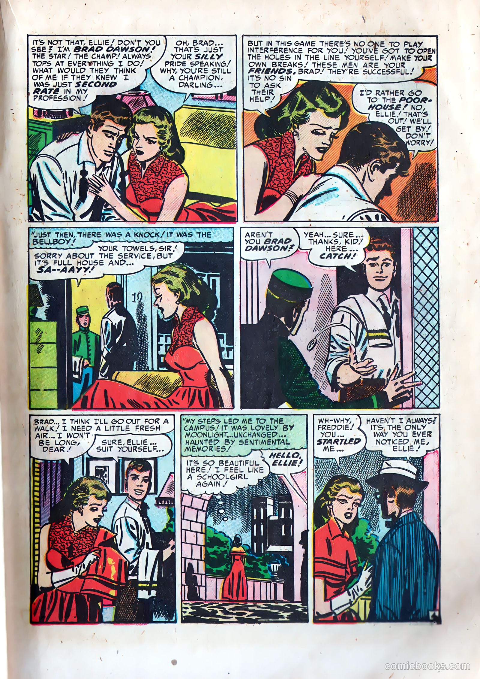 Young Brides #1 (1952) — page 19 of 36