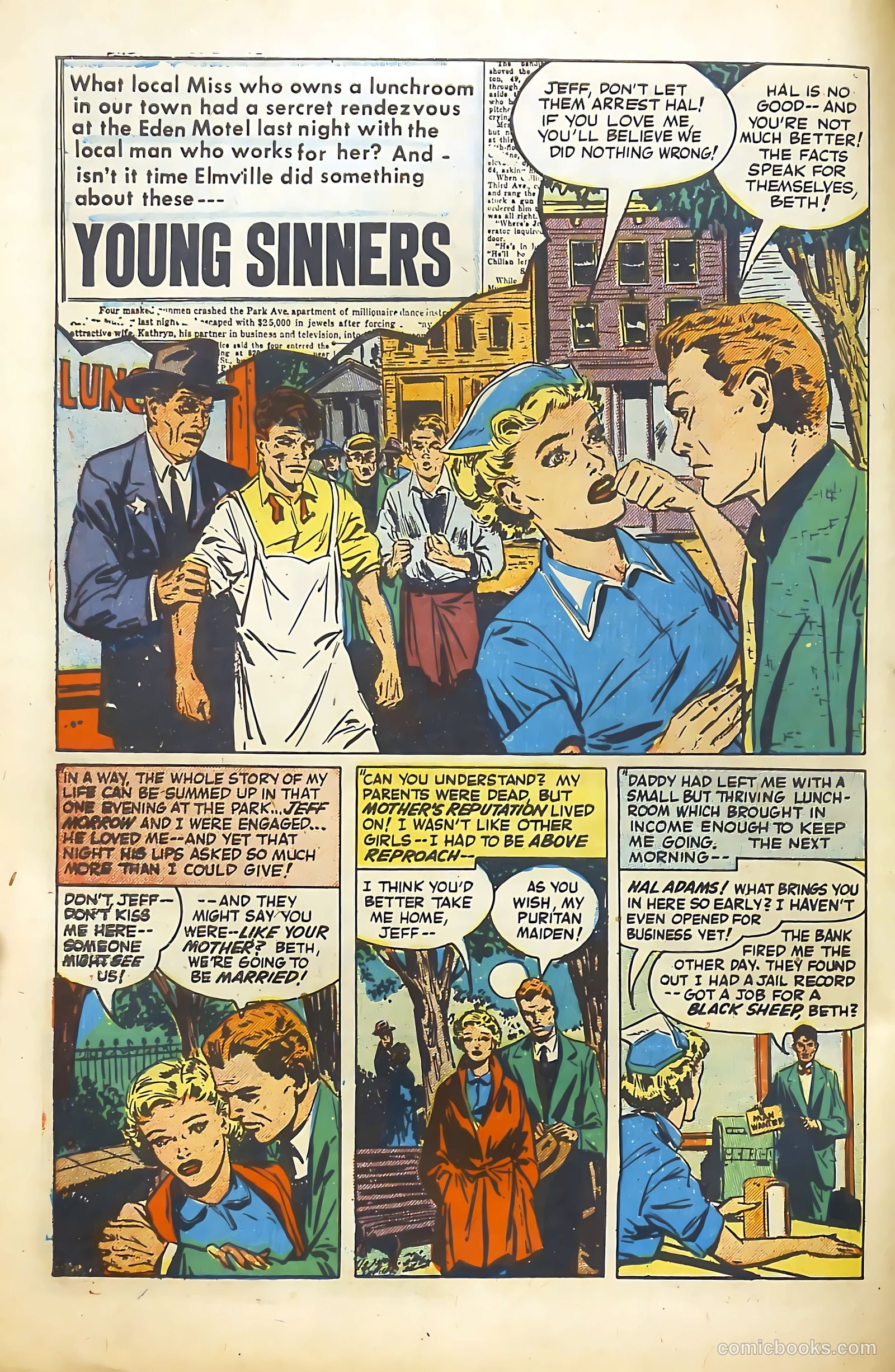 Young Brides #10 (1954) — page 10 of 36