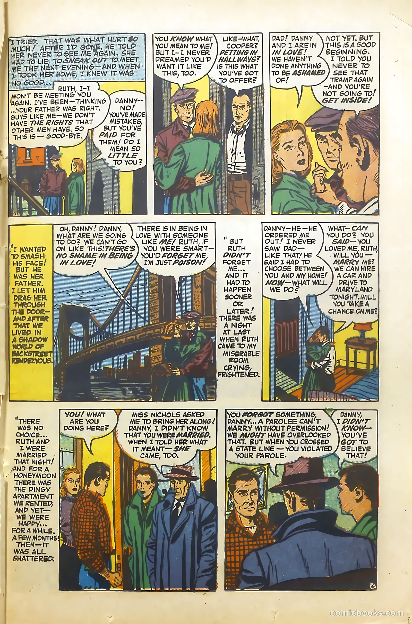 Young Brides #10 (1954) — page 21 of 36