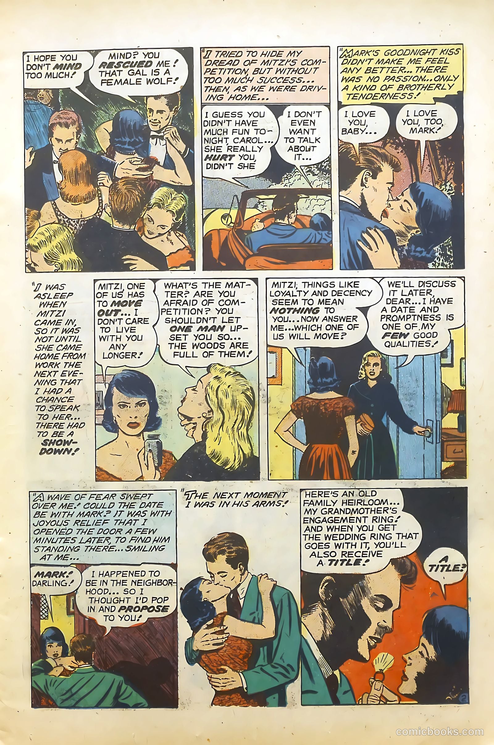 Young Brides #11 (1954) — page 11 of 36
