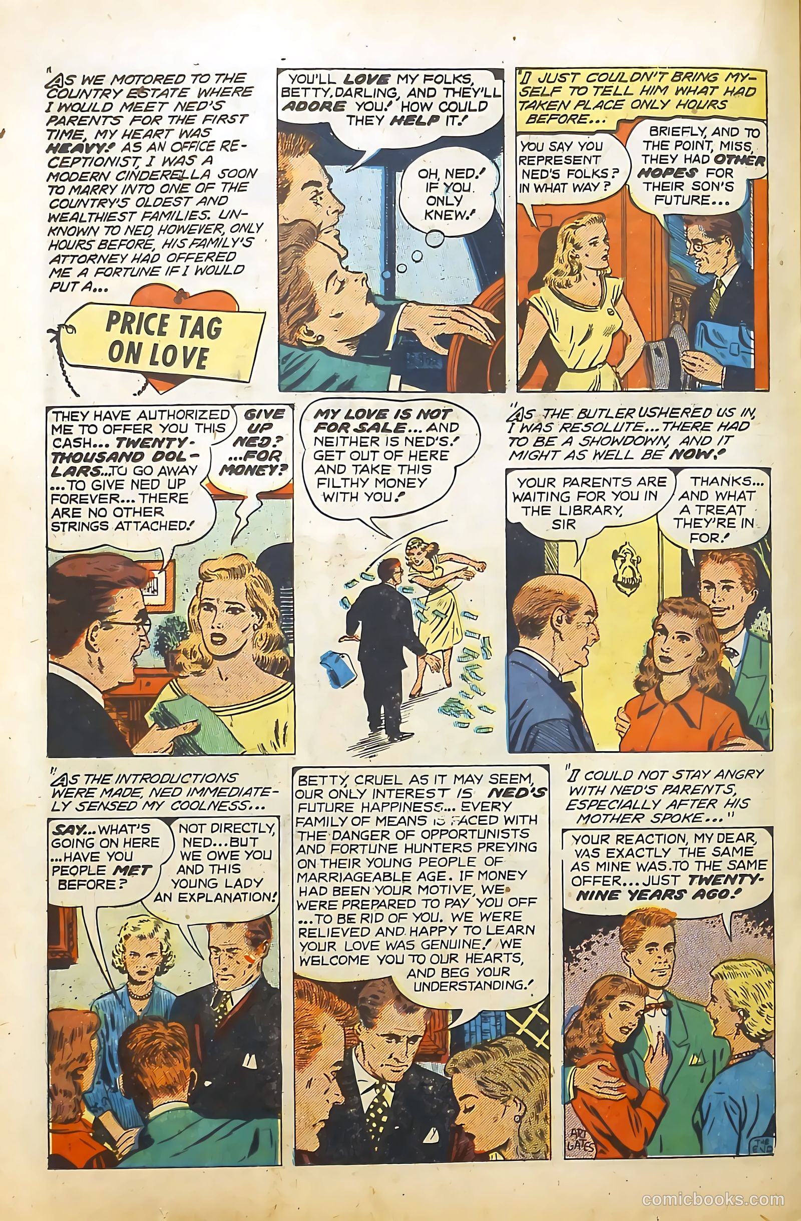 Young Brides #11 (1954) — page 22 of 36