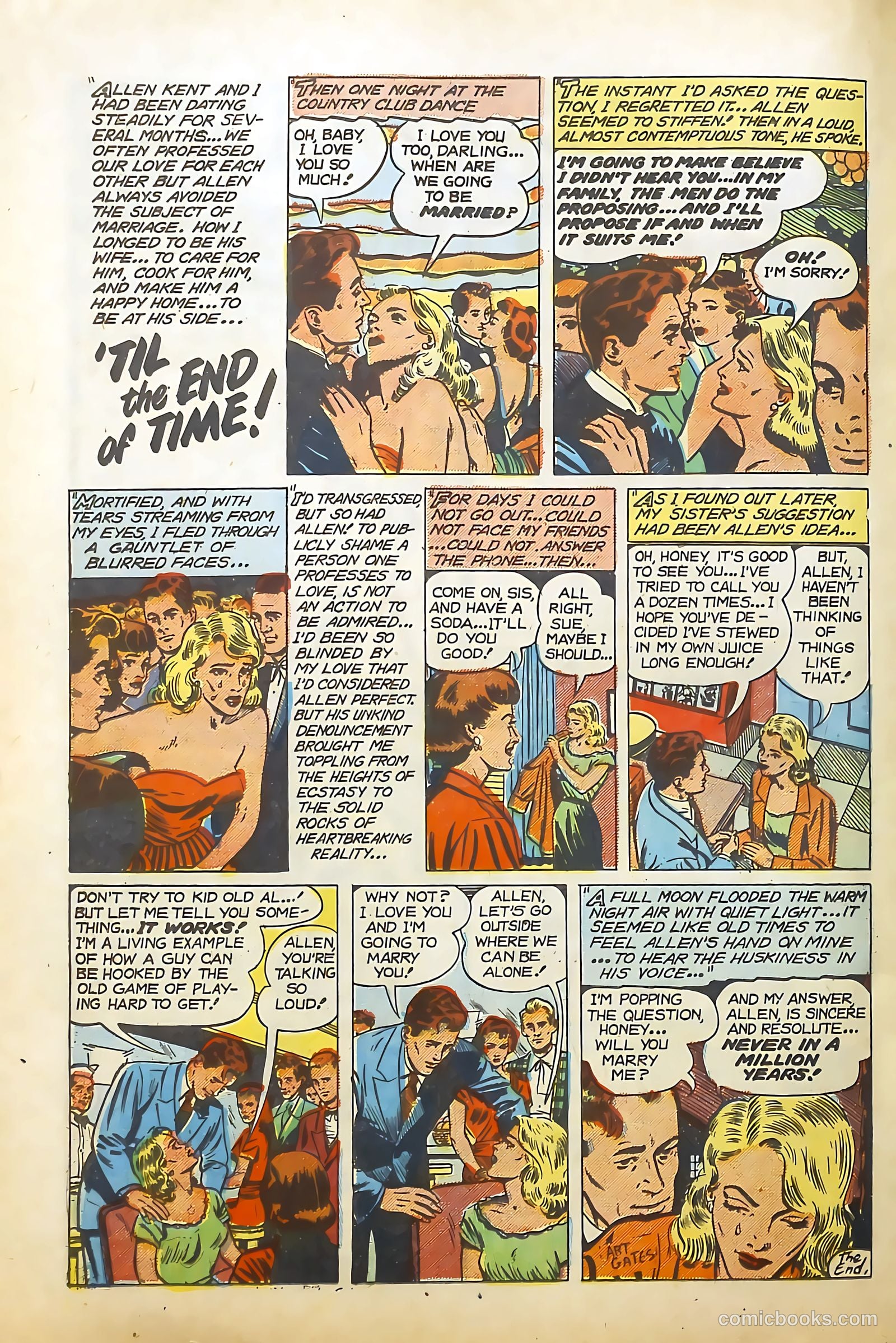 Young Brides #11 (1954) — page 24 of 36