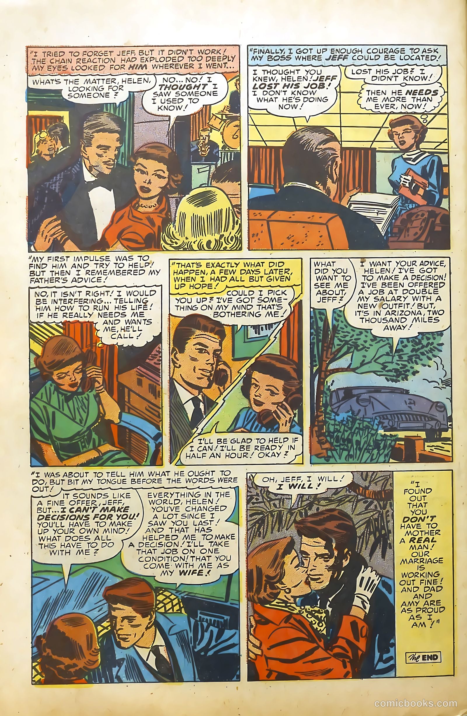 Young Brides #11 (1954) — page 32 of 36