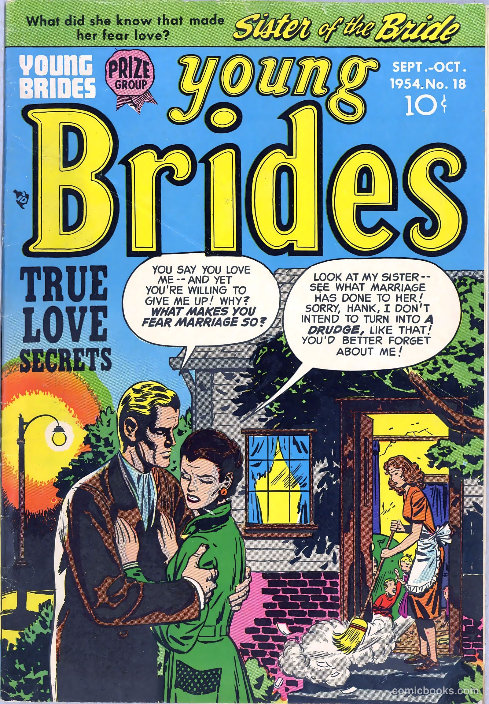 Young Brides #12 (1954) — page 2 of 37
