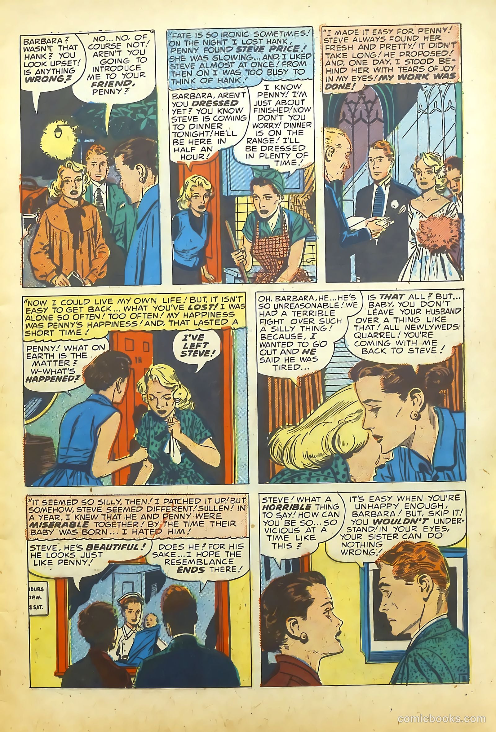 Young Brides #12 (1954) — page 6 of 37