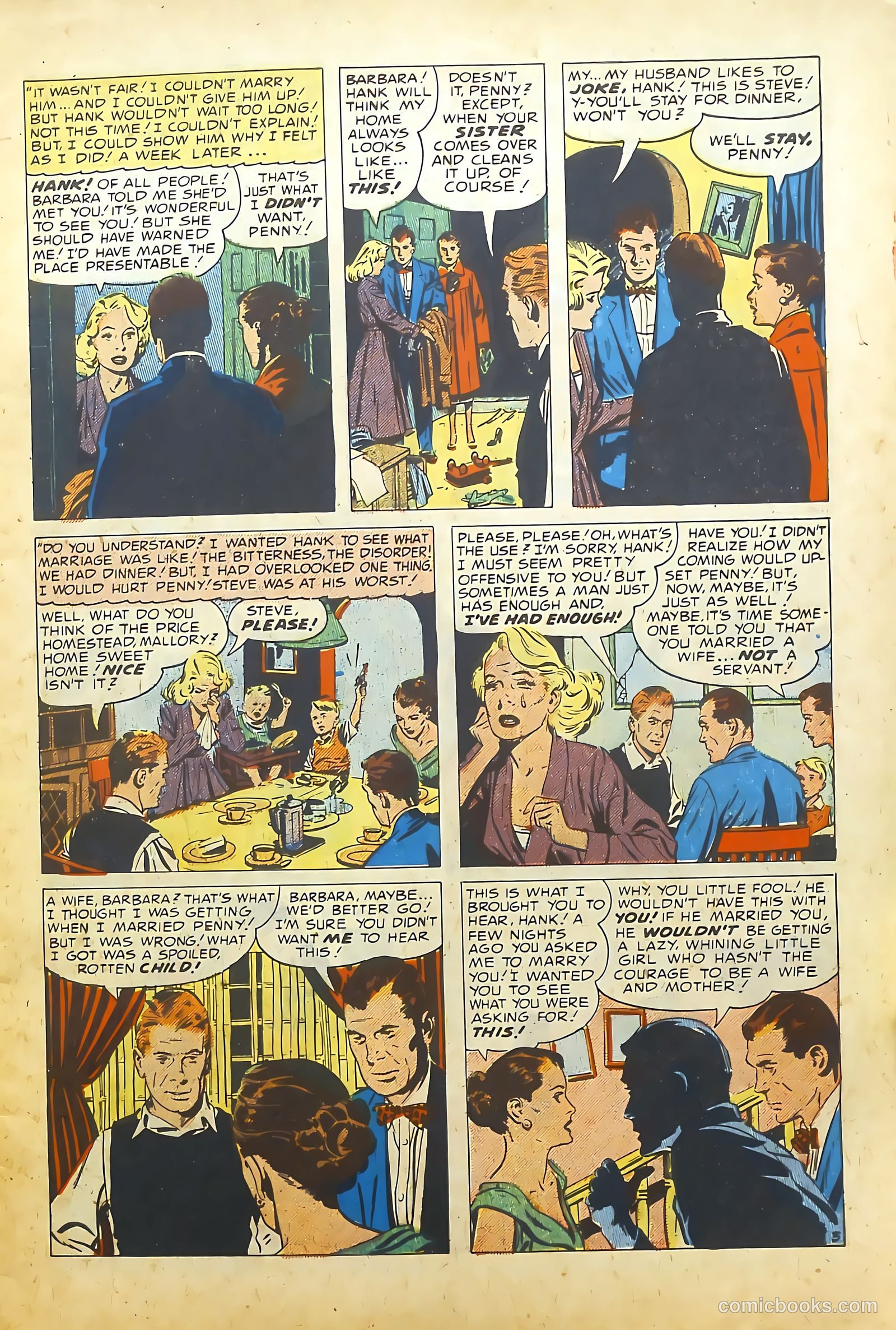 Young Brides #12 (1954) — page 8 of 37