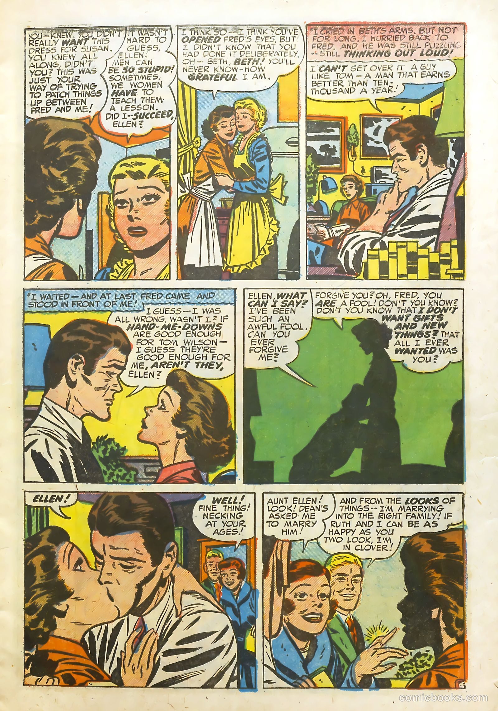 Young Brides #13 (1954) — page 9 of 36