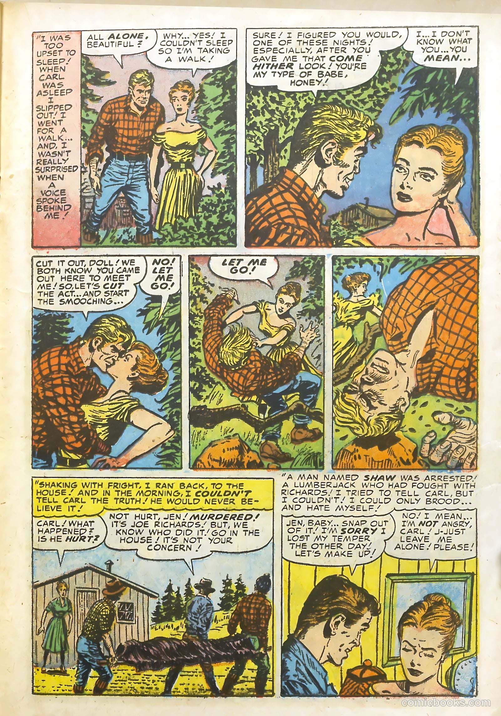 Young Brides #13 (1954) — page 21 of 36