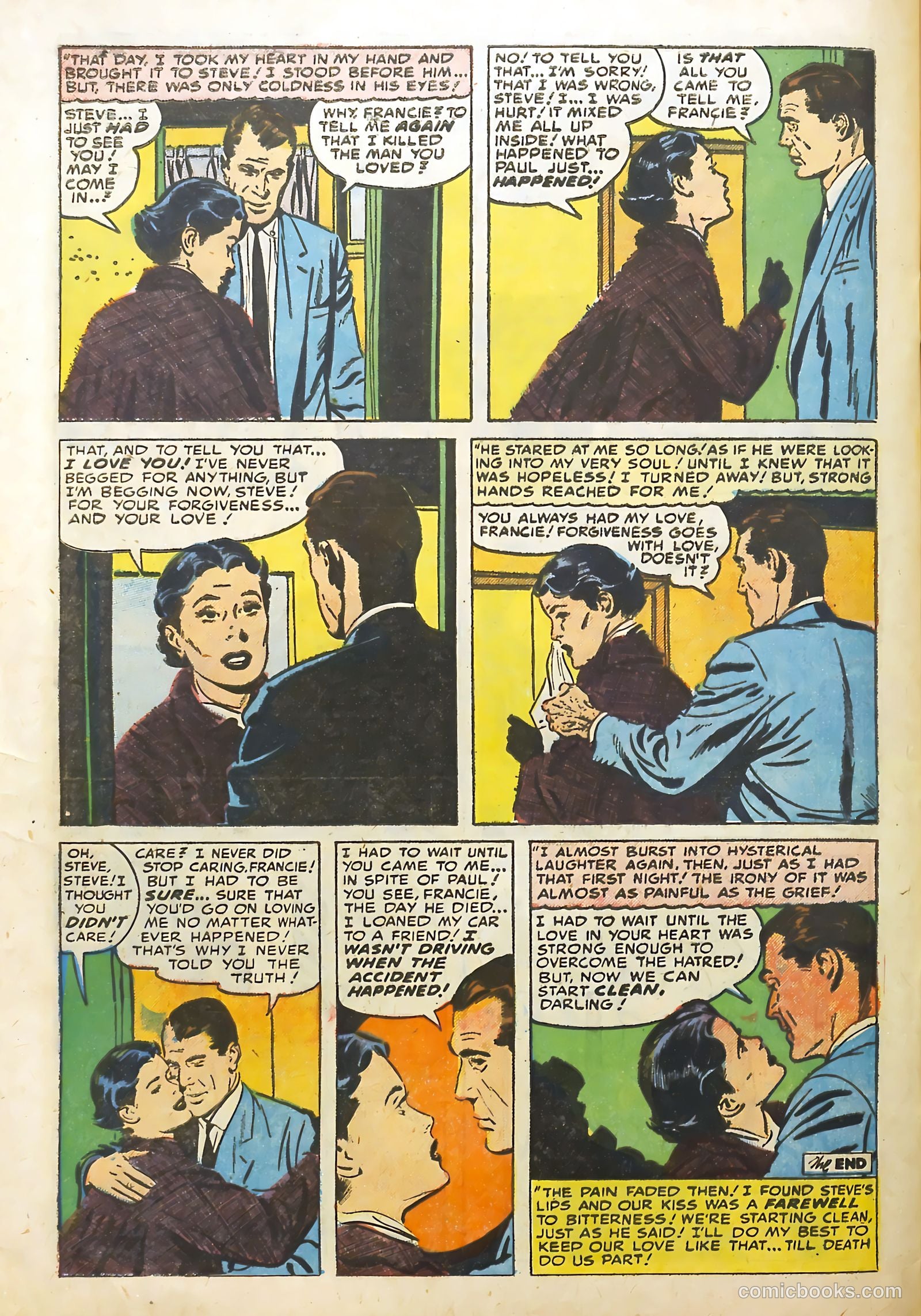 Young Brides #13 (1954) — page 32 of 36