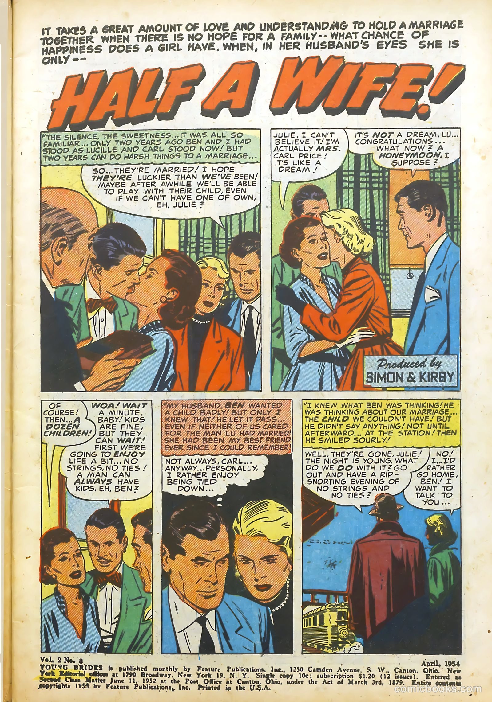Young Brides #14 (1954) — page 3 of 36