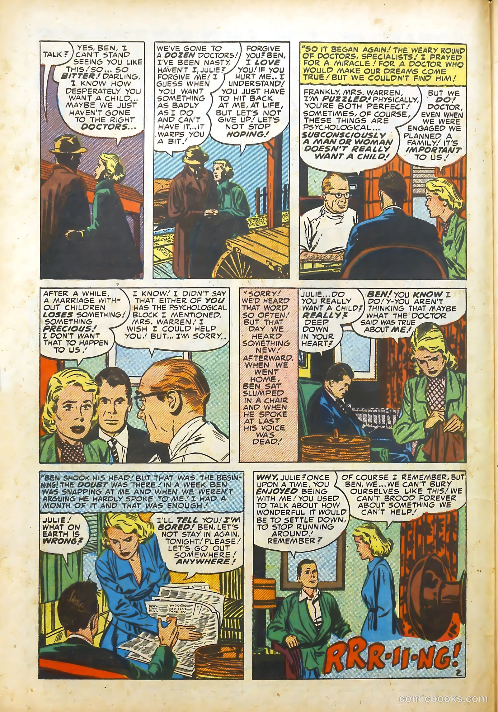 Young Brides #14 (1954) — page 4 of 36