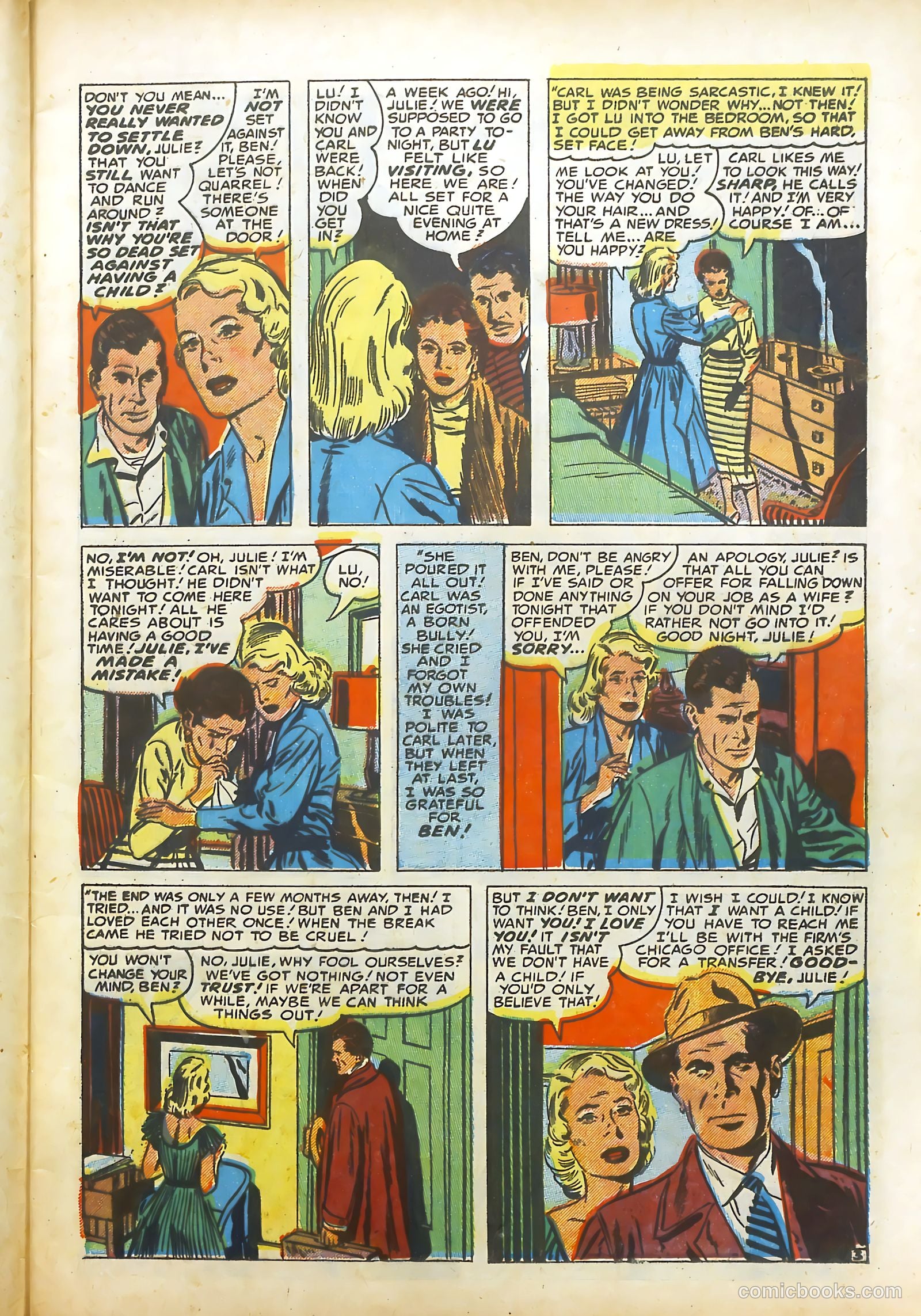 Young Brides #14 (1954) — page 5 of 36