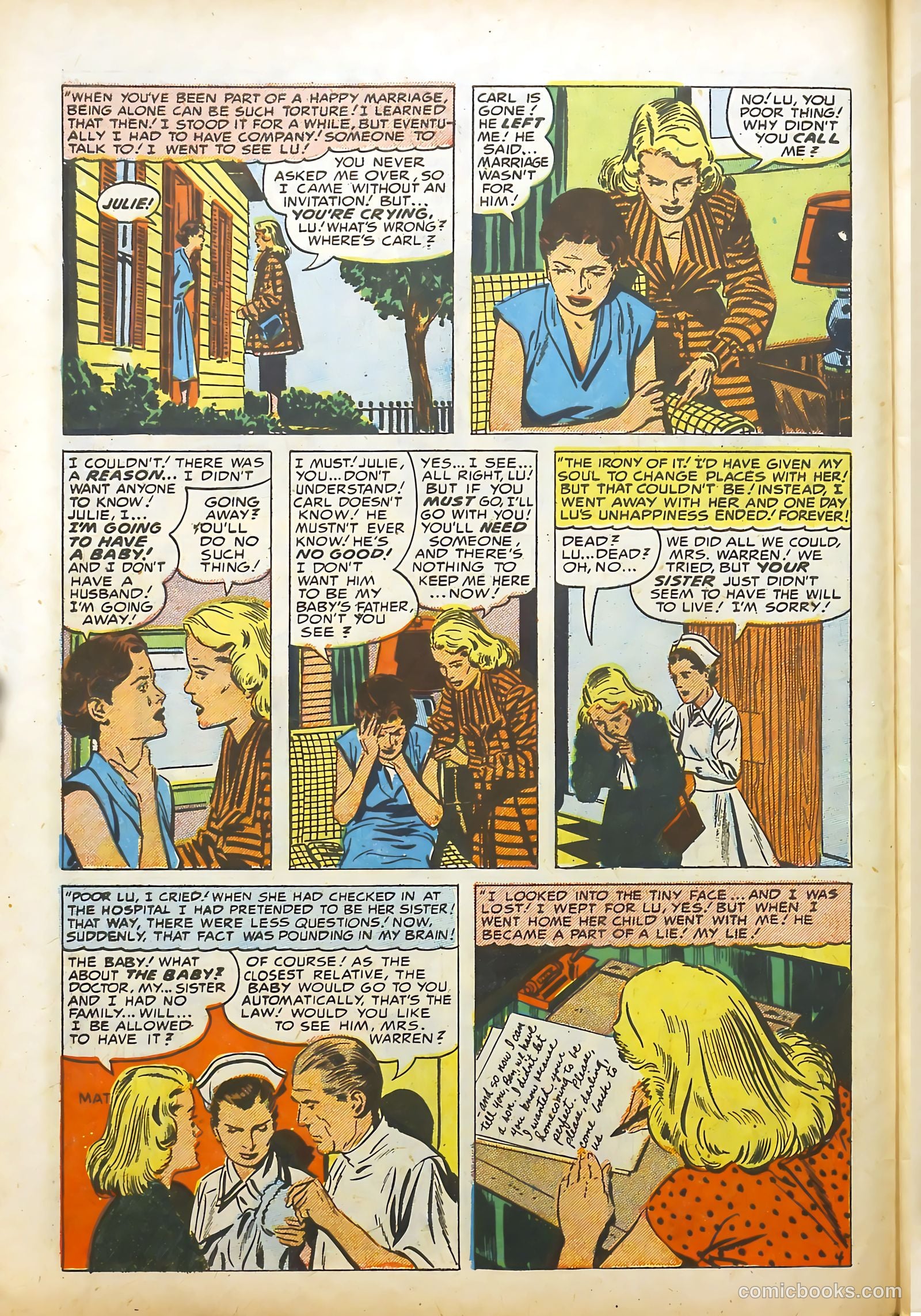 Young Brides #14 (1954) — page 6 of 36