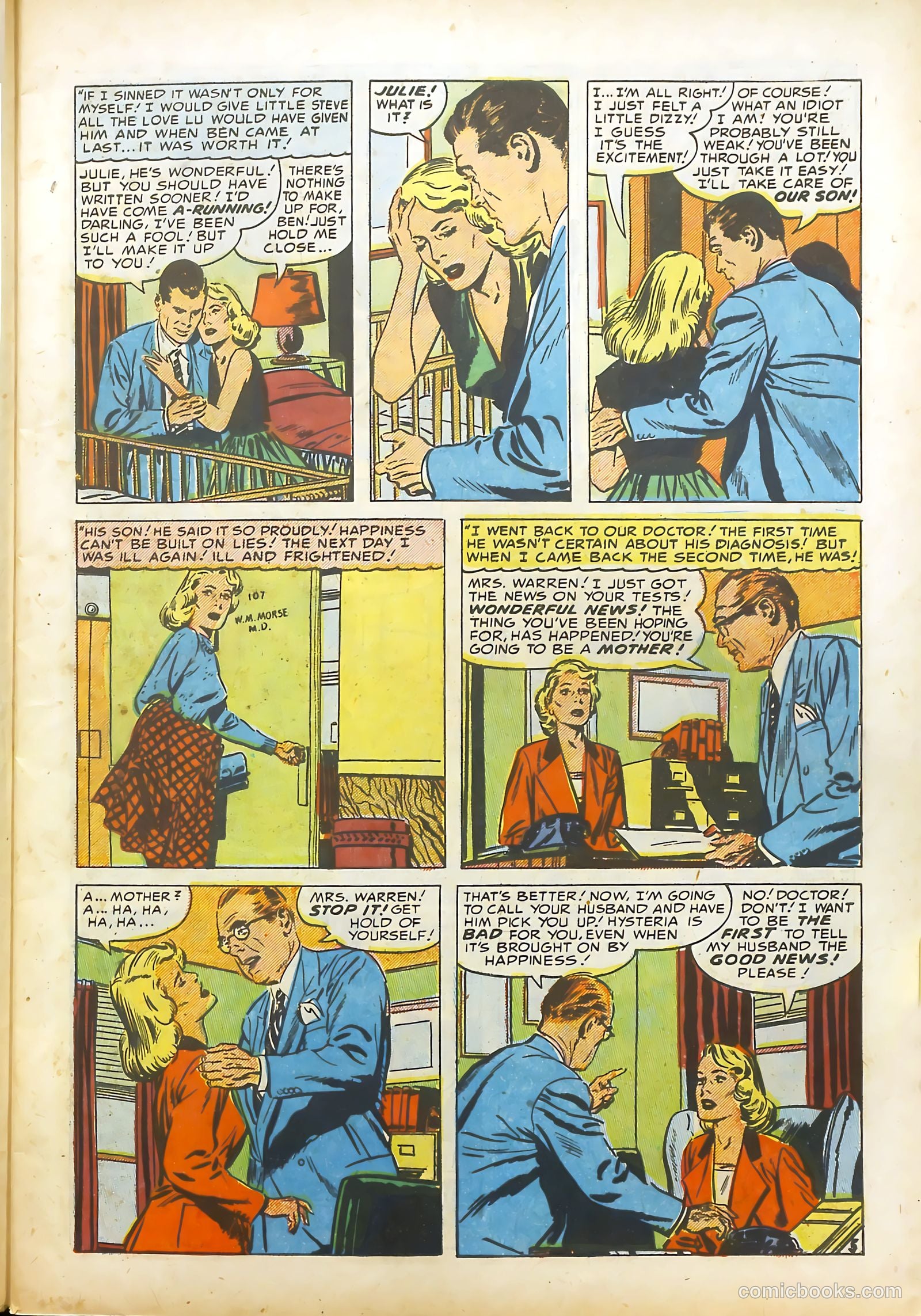 Young Brides #14 (1954) — page 7 of 36