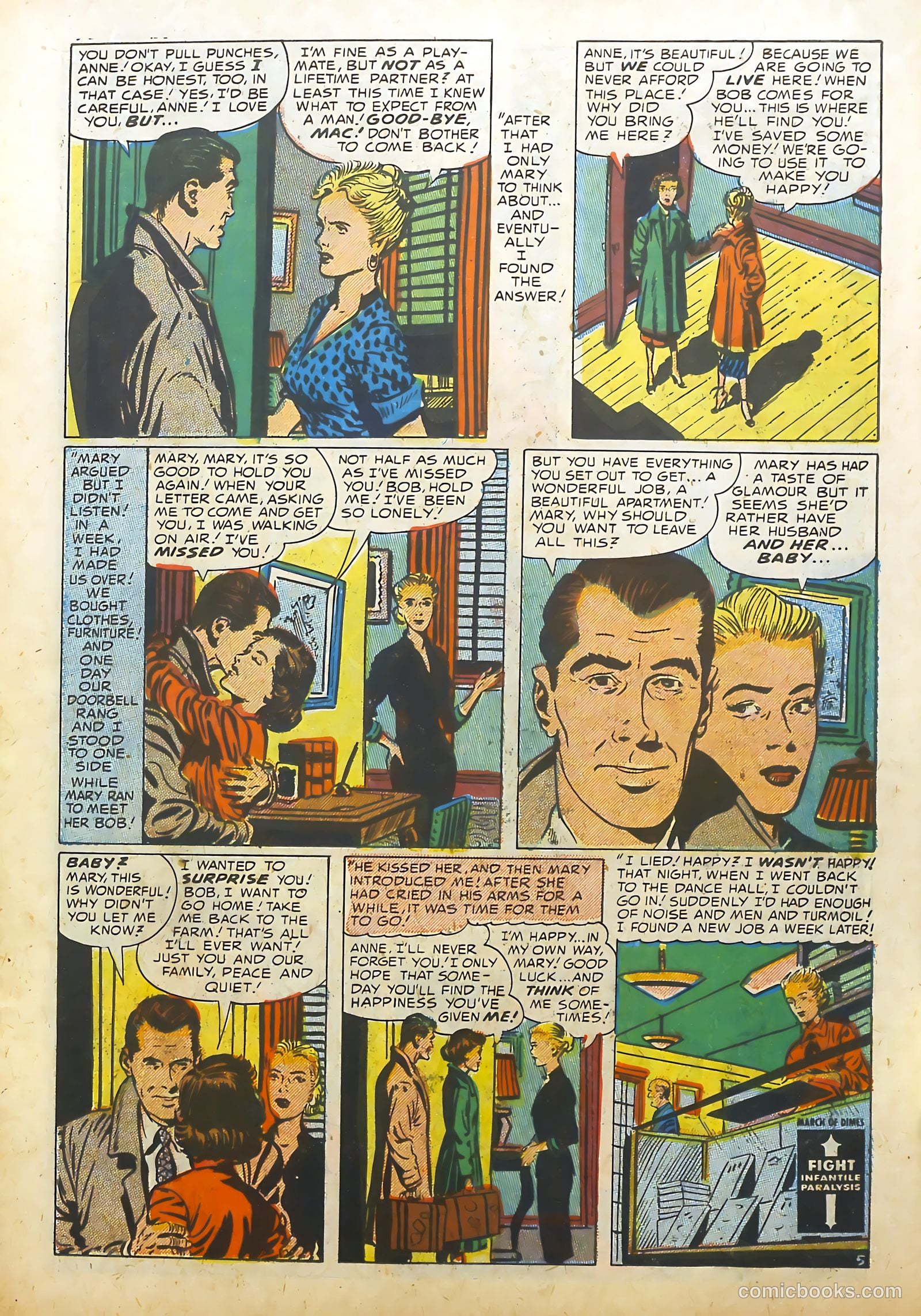 Young Brides #15 (1954) — page 7 of 36