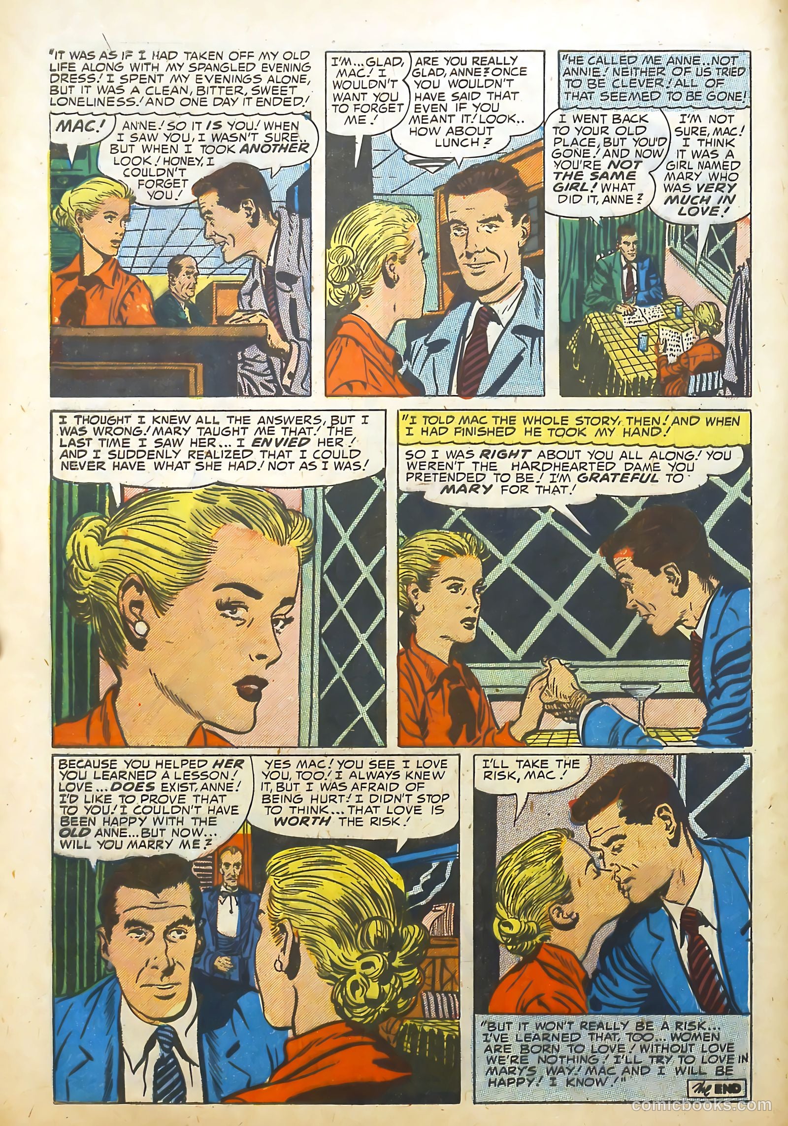 Young Brides #15 (1954) — page 8 of 36