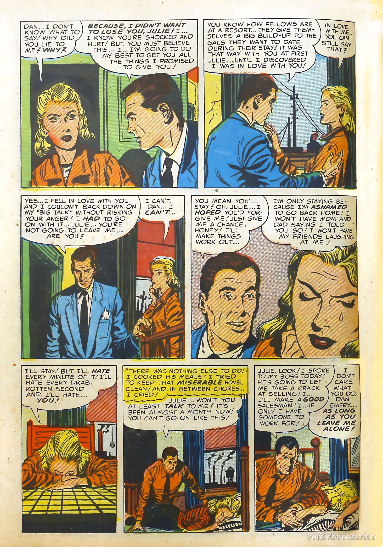 Young Brides #15 (1954) — page 30 of 36