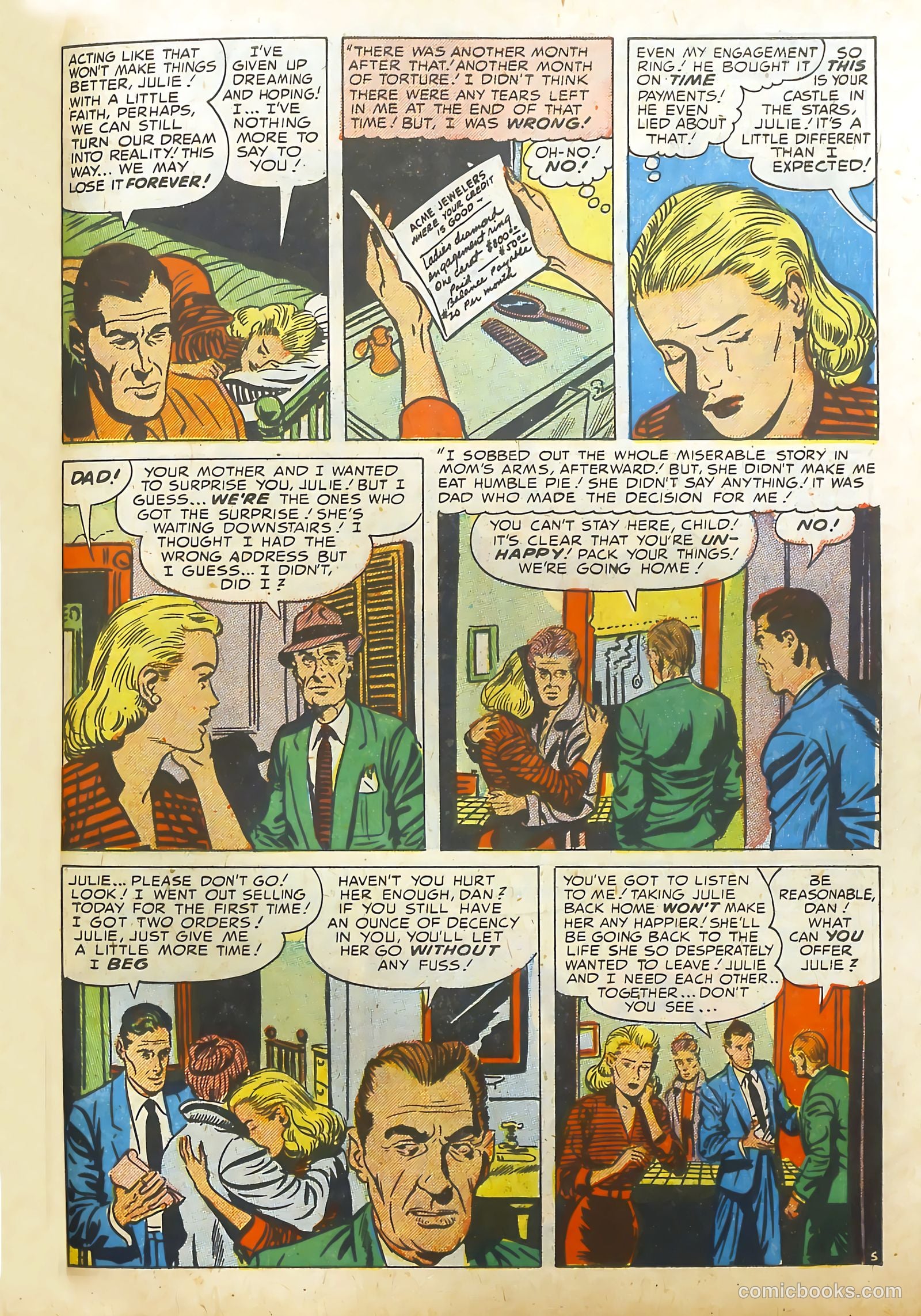 Young Brides #15 (1954) — page 31 of 36