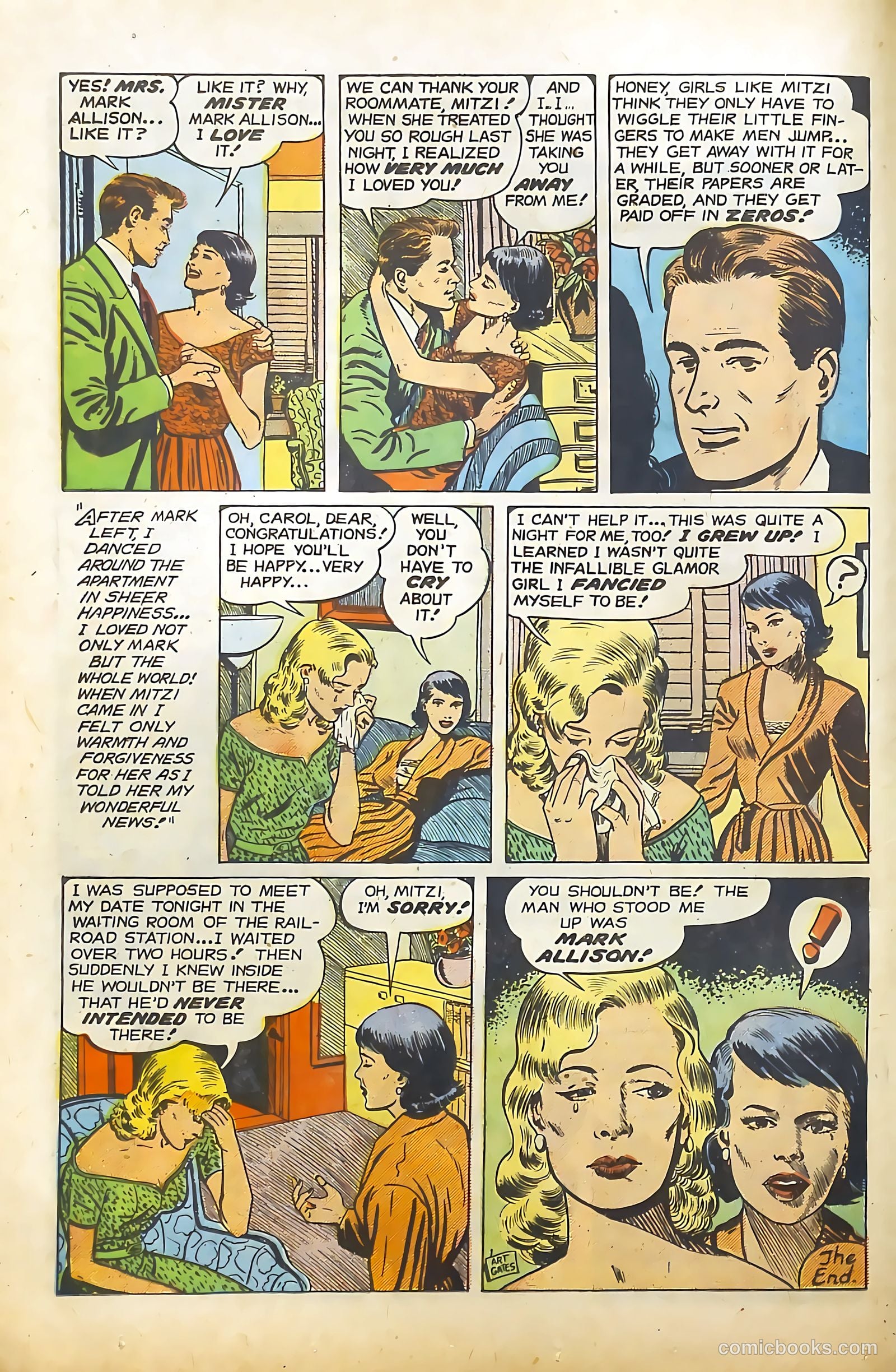 Young Brides #17 (1954) — page 12 of 36