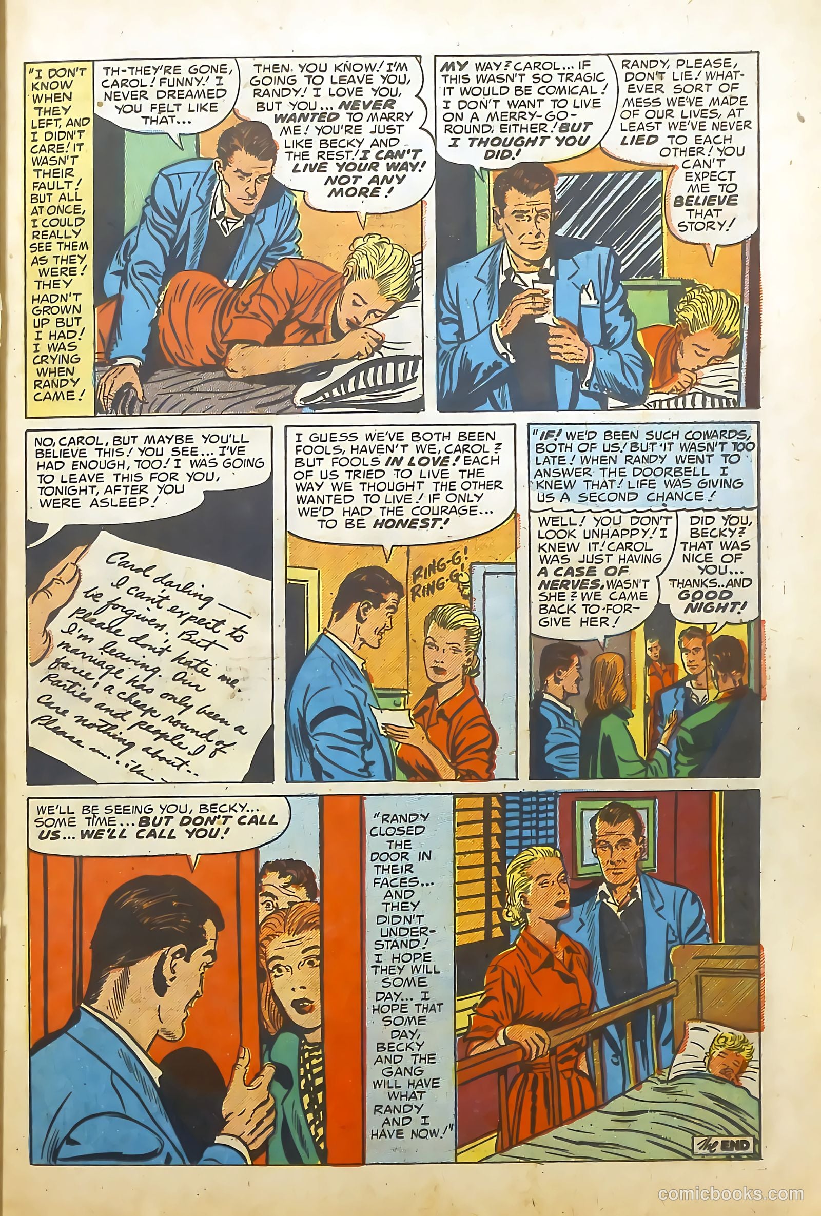 Young Brides #17 (1954) — page 21 of 36