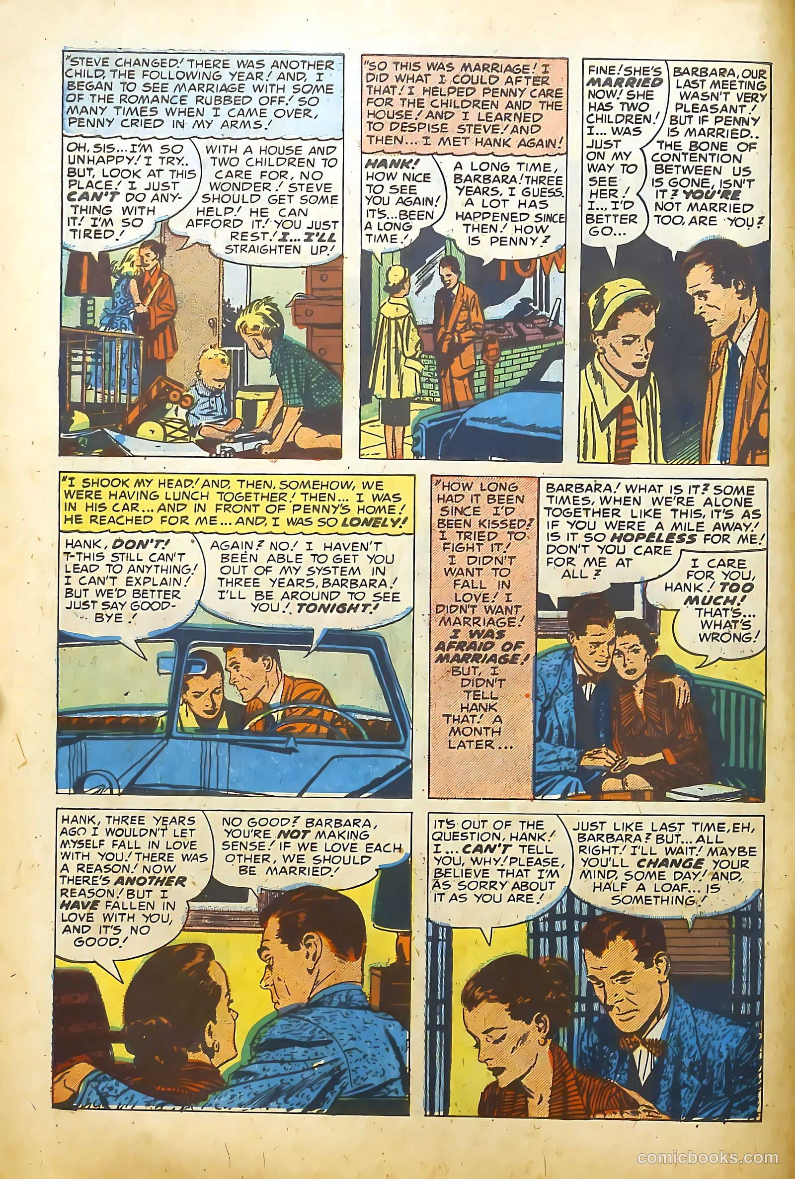 Young Brides #18 (1954) — page 6 of 36