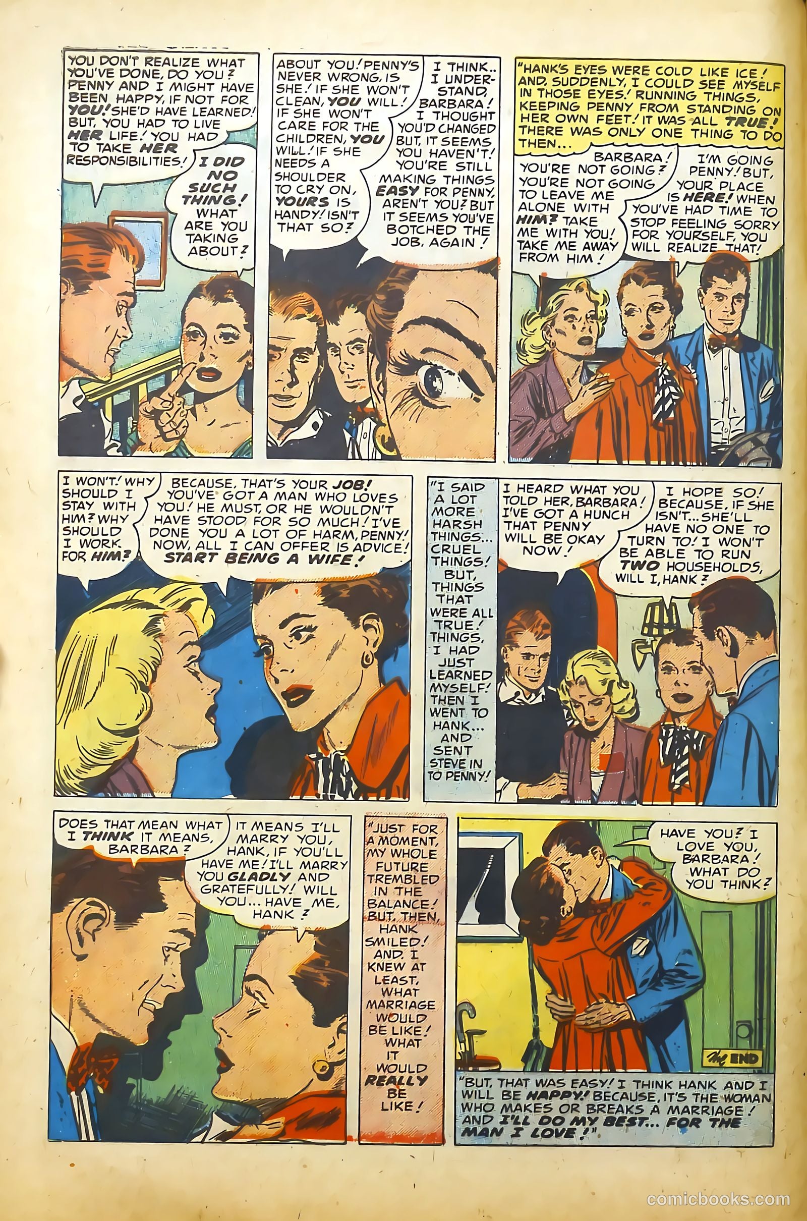 Young Brides #18 (1954) — page 8 of 36