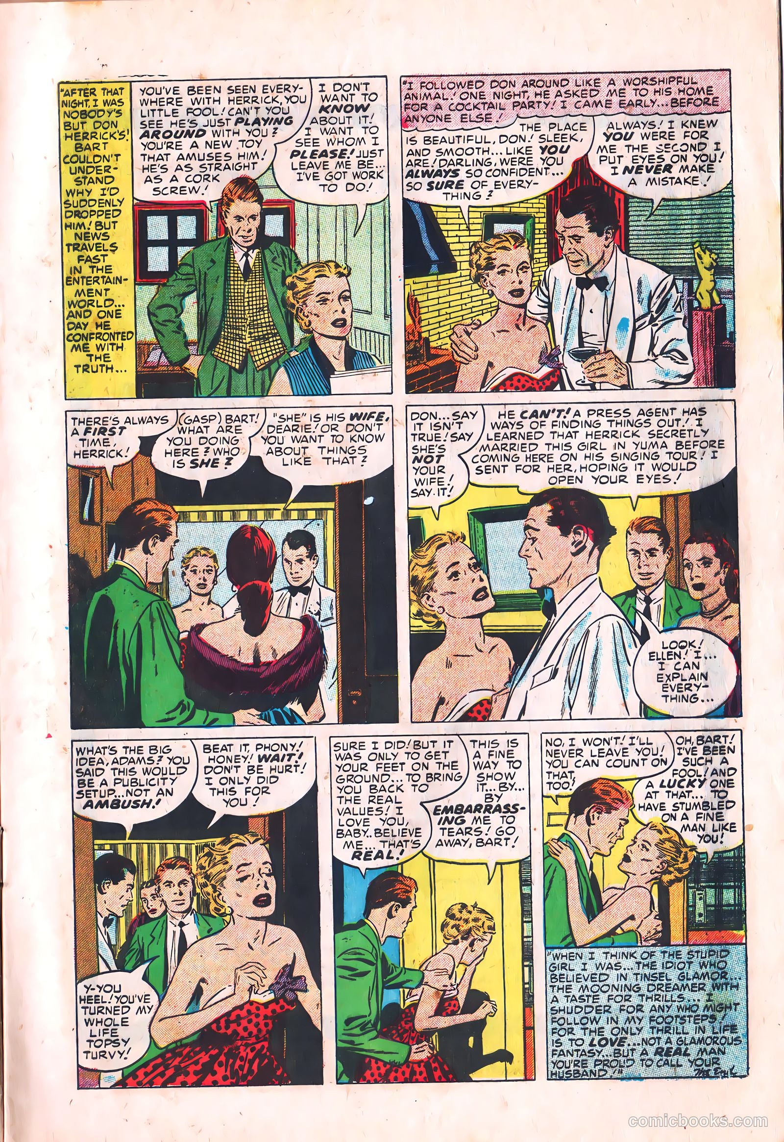 Young Brides #19 (1954) — page 9 of 36