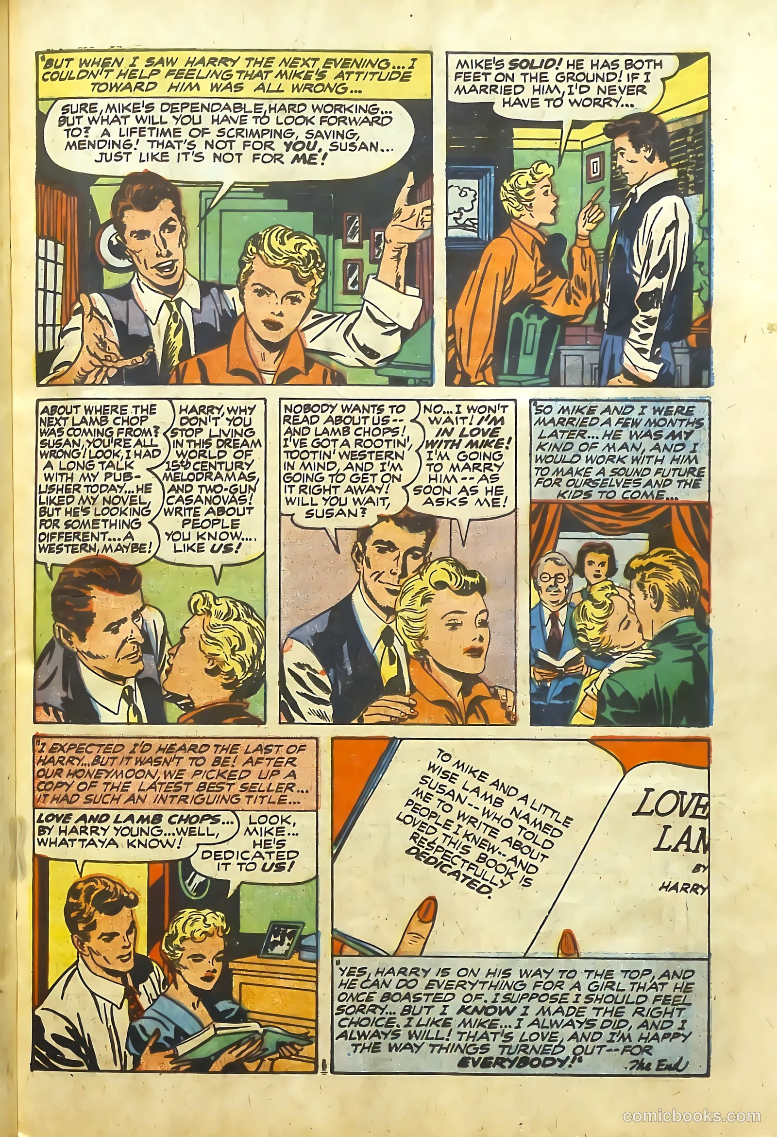 Young Brides #2 (1956) — page 23 of 36