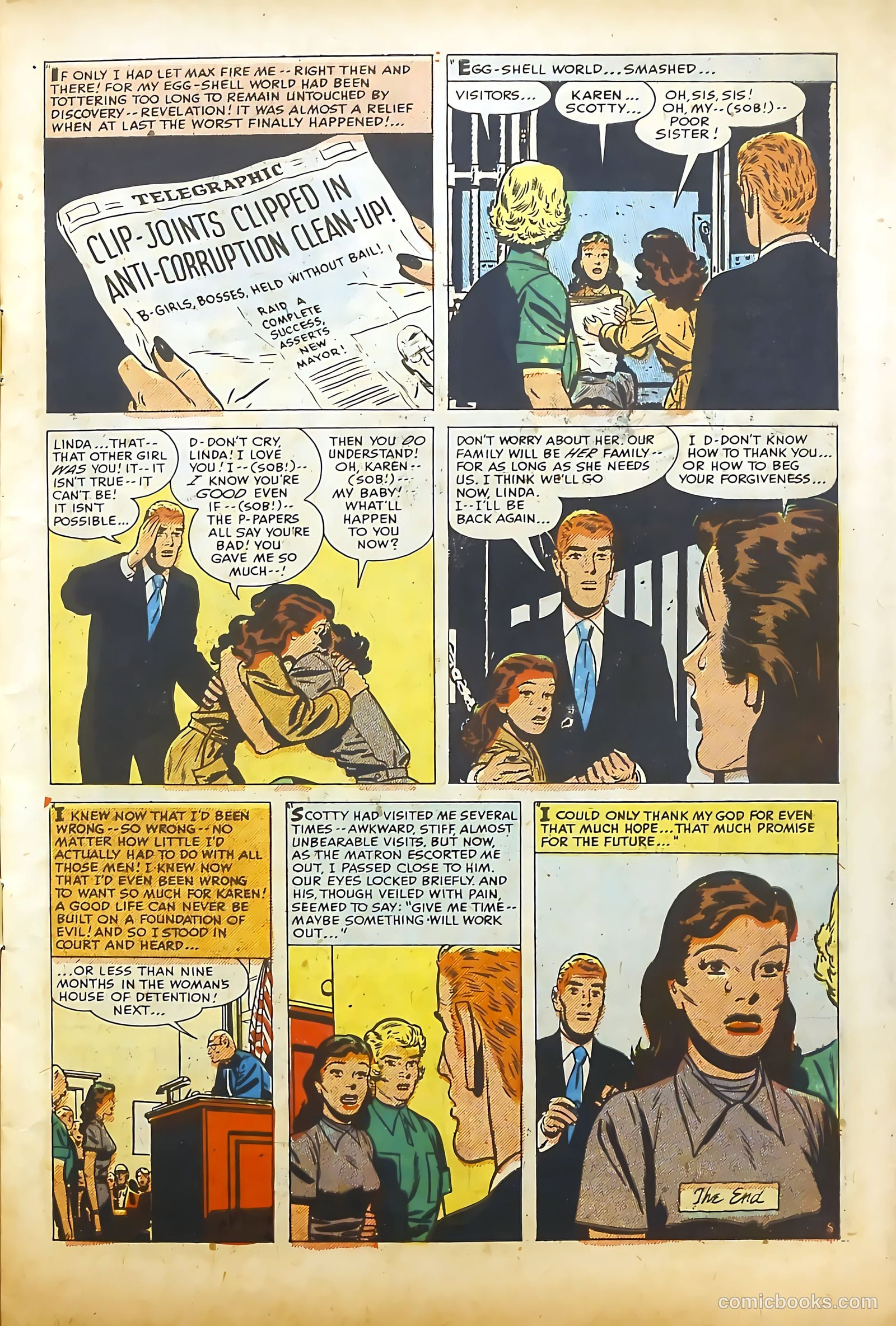 Young Brides #20 (1955) — page 7 of 36