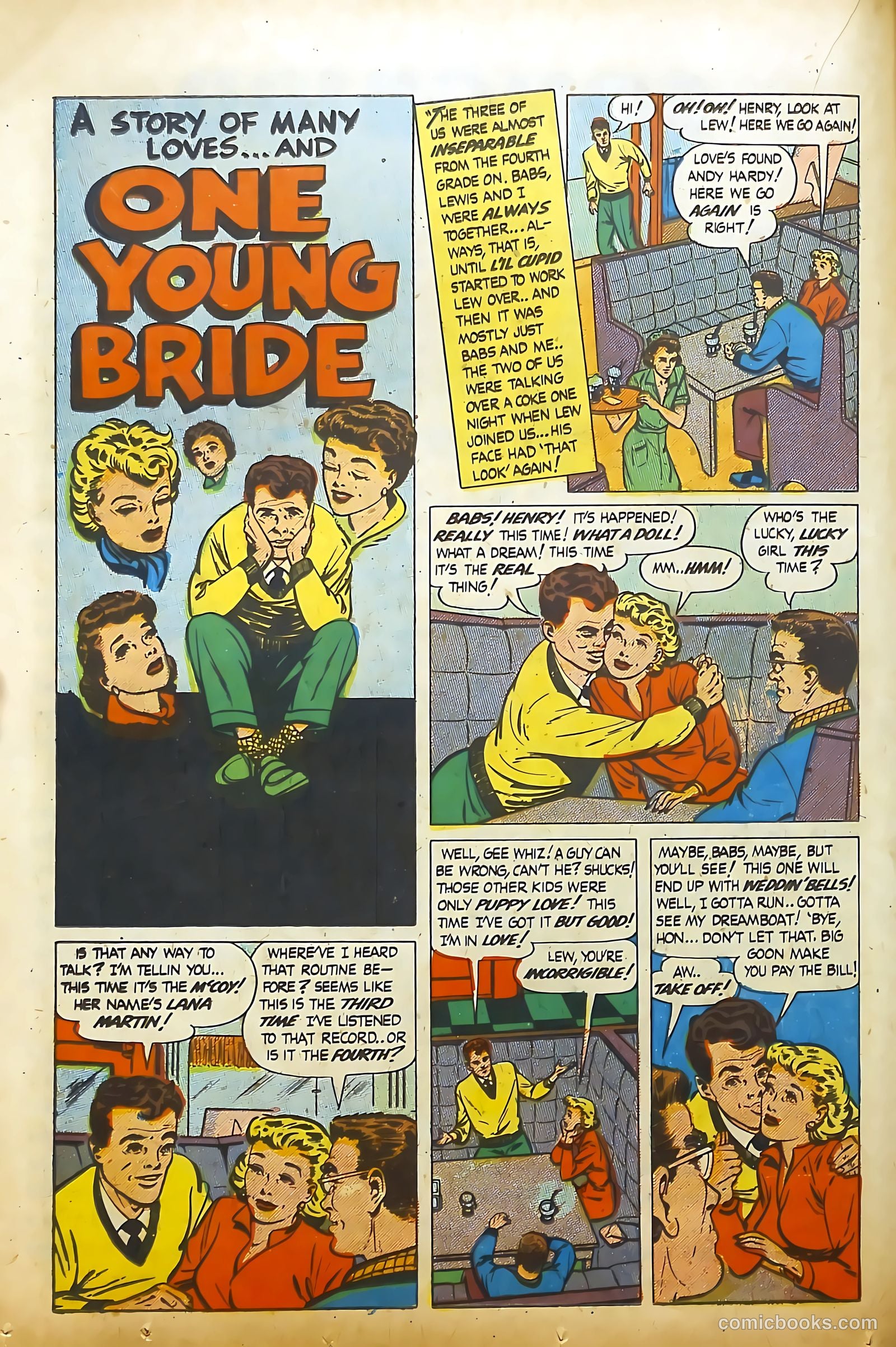 Young Brides #20 (1955) — page 16 of 36