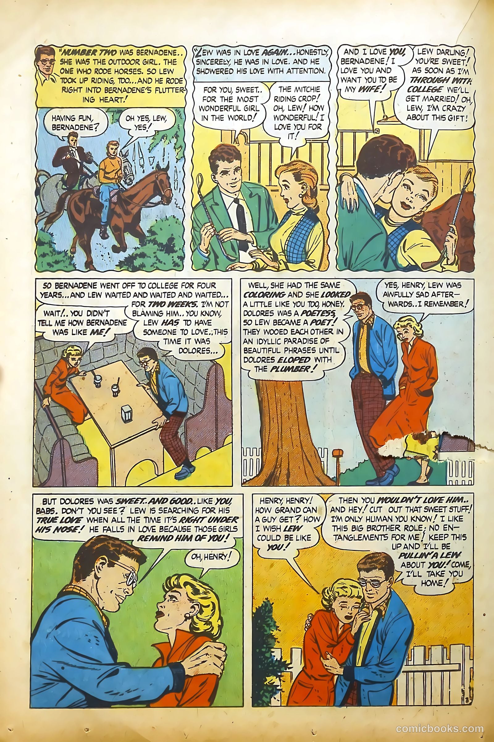 Young Brides #20 (1955) — page 18 of 36