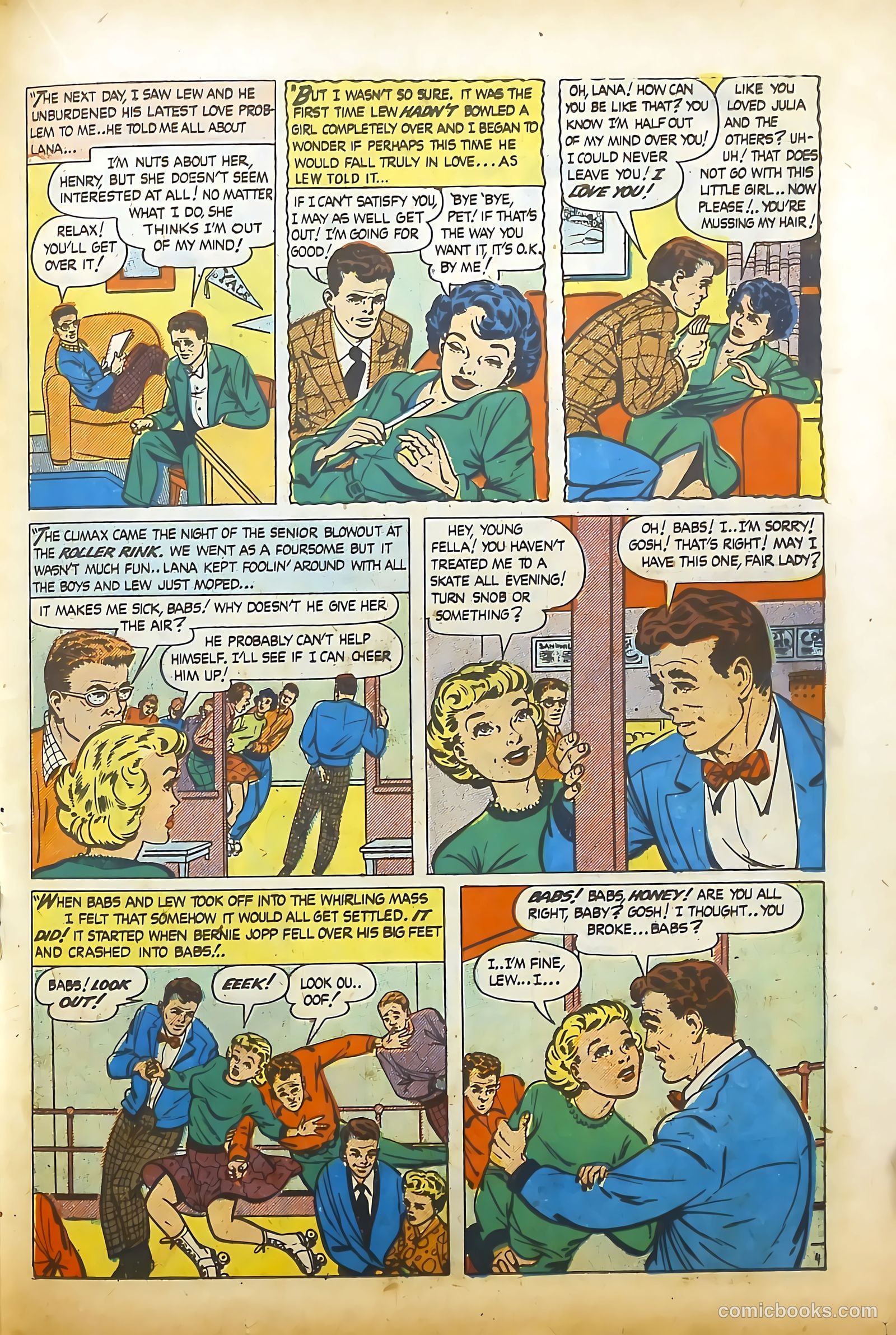 Young Brides #20 (1955) — page 19 of 36