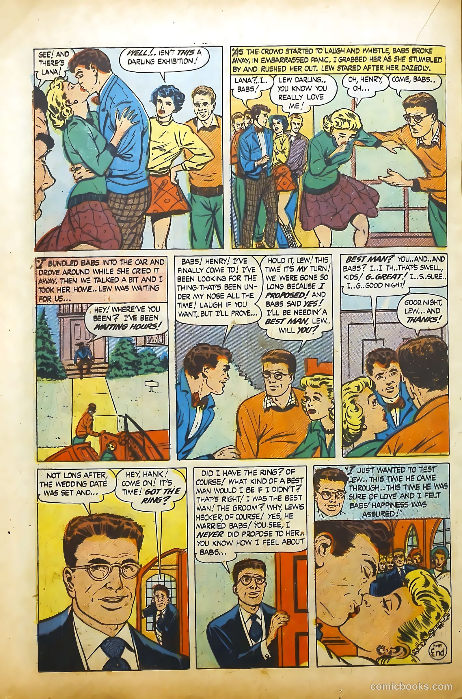 Young Brides #20 (1955) — page 20 of 36