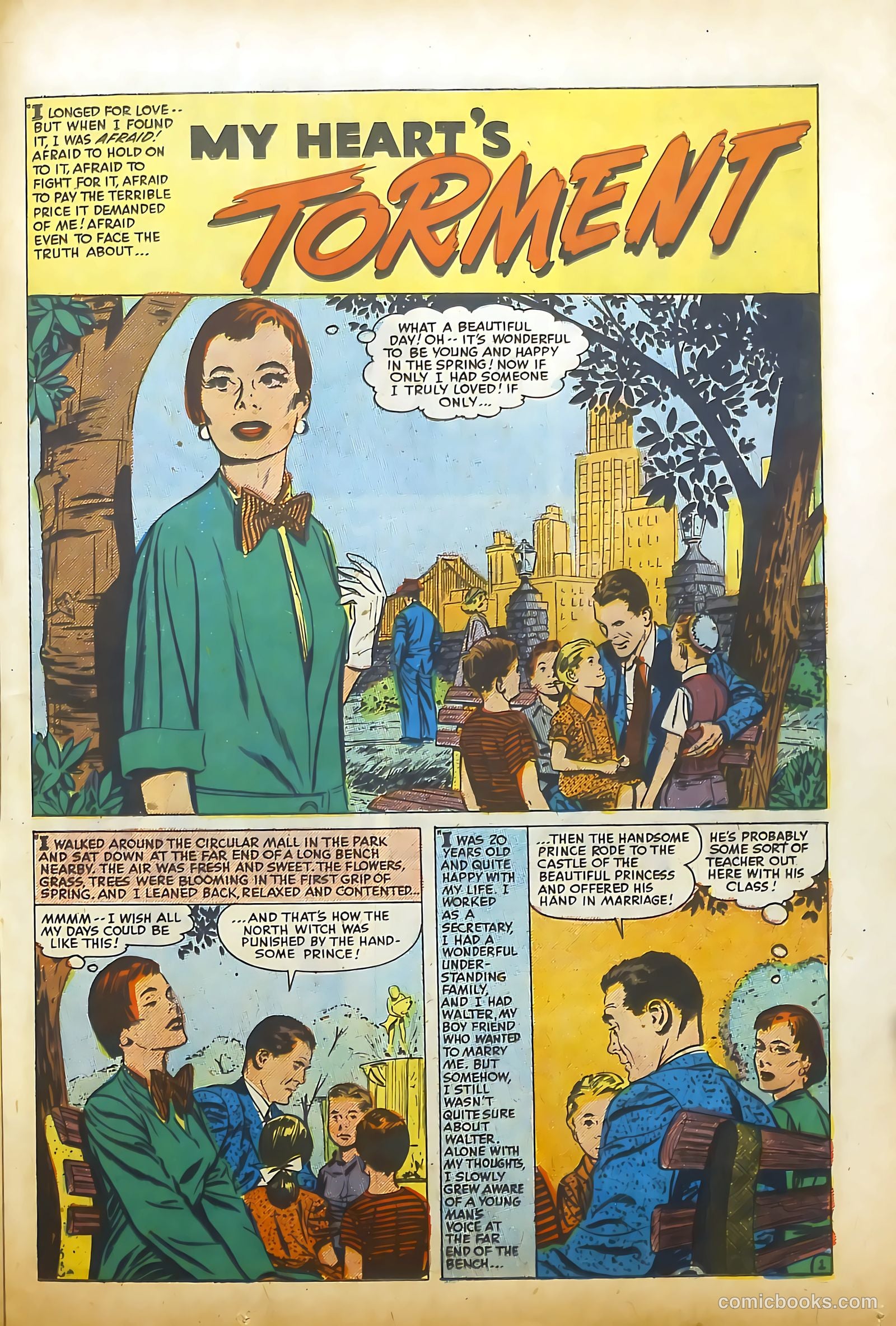Young Brides #20 (1955) — page 21 of 36