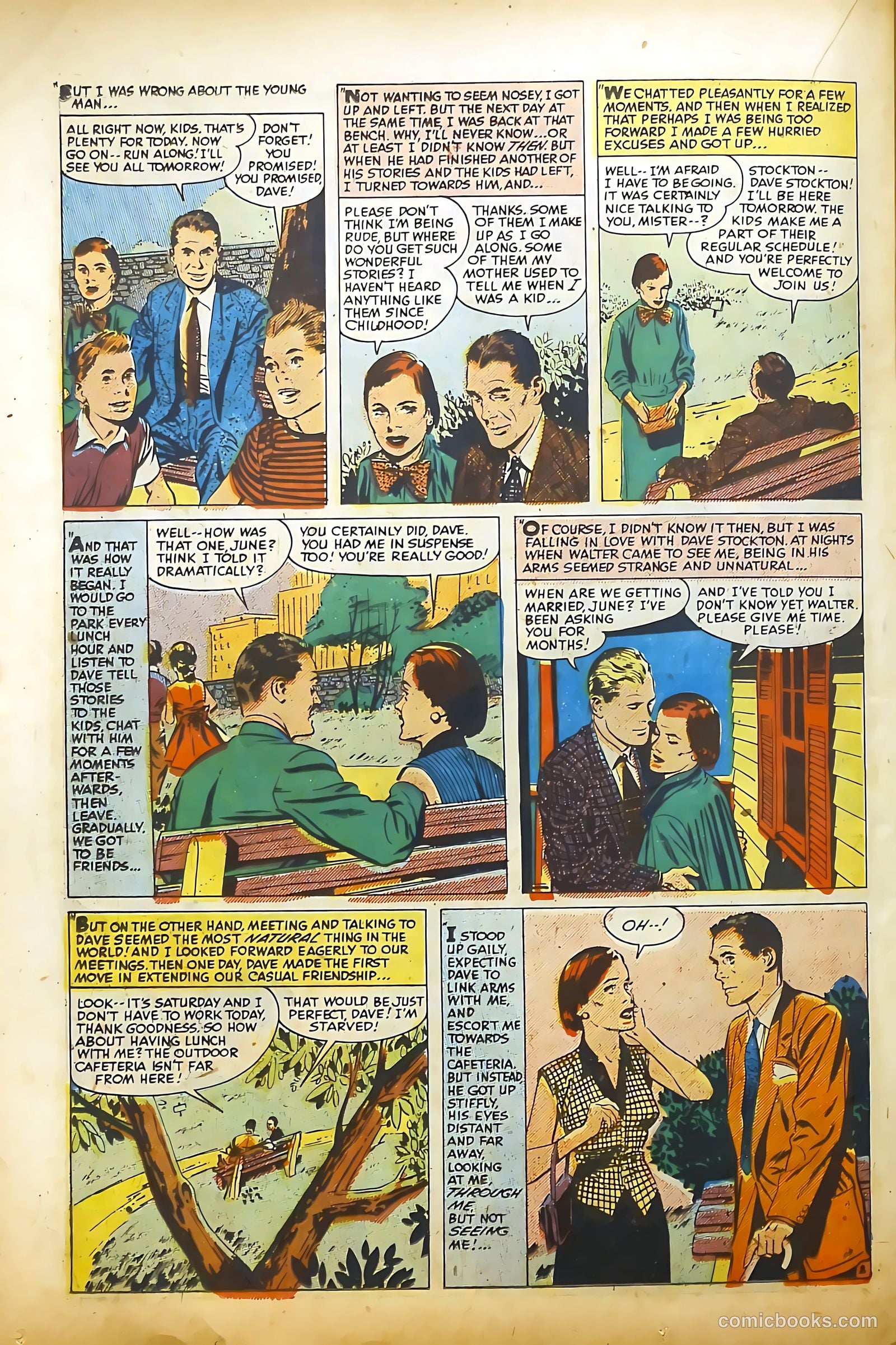 Young Brides #20 (1955) — page 22 of 36
