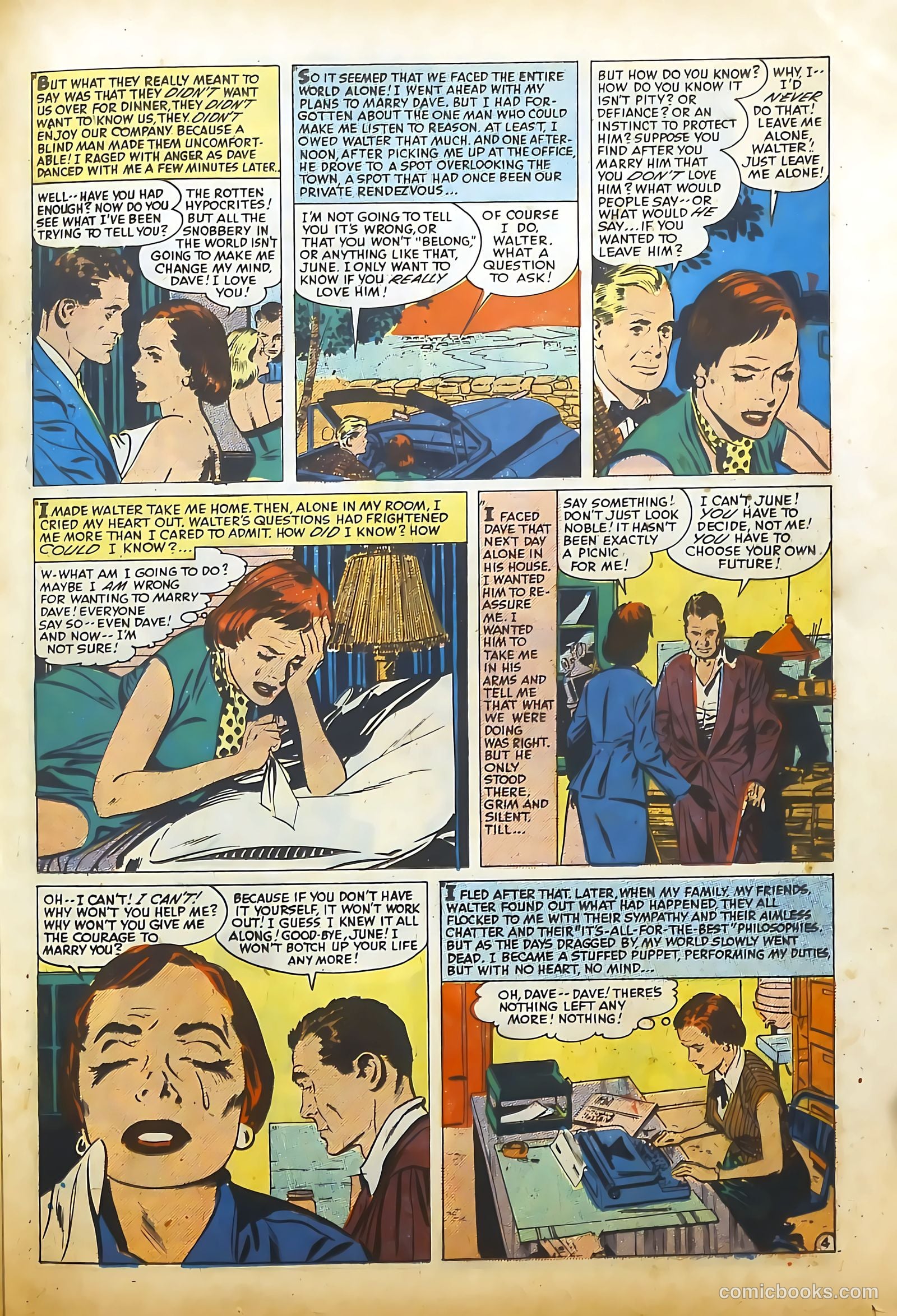 Young Brides #20 (1955) — page 25 of 36