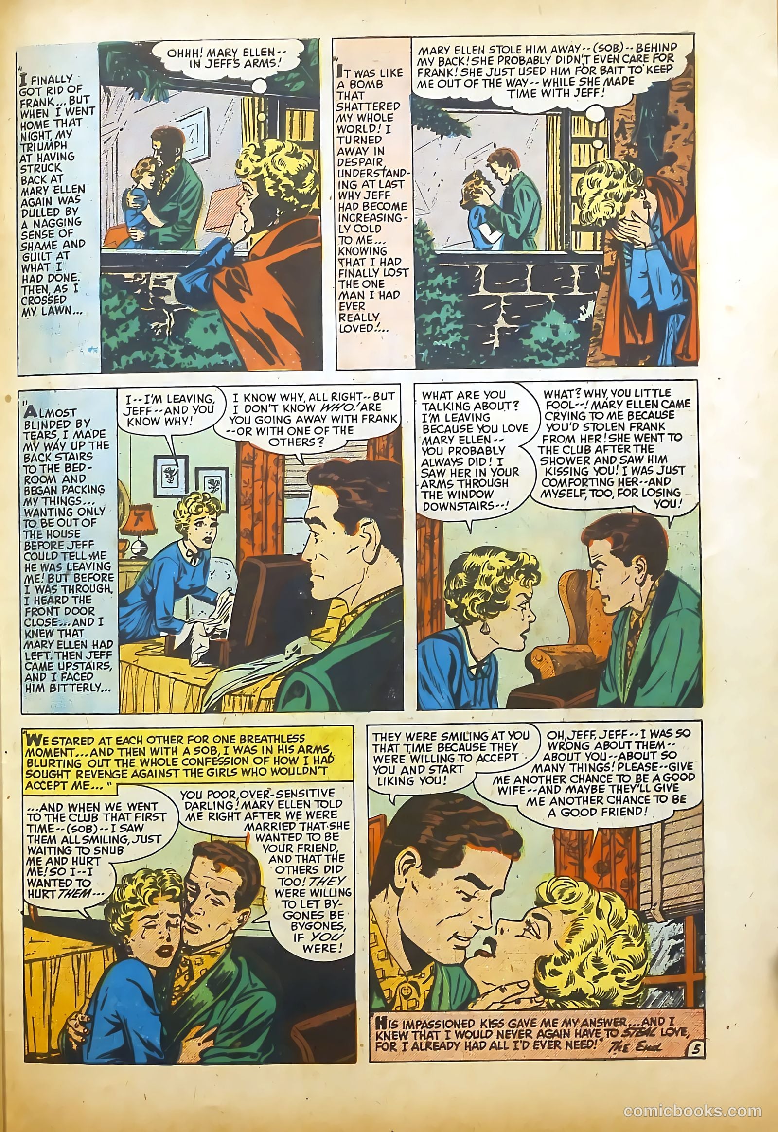 Young Brides #20 (1955) — page 33 of 36