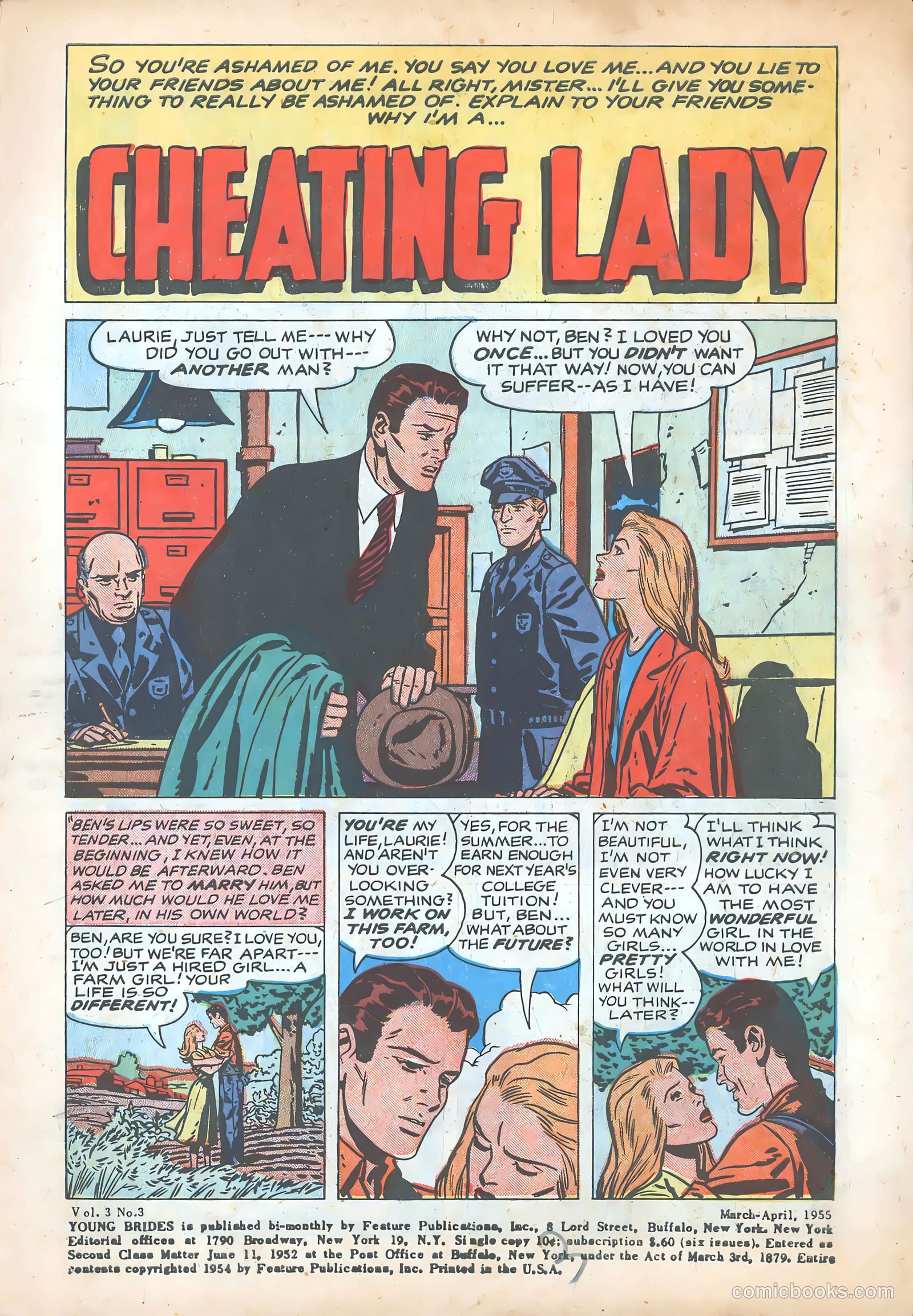 Young Brides #21 (1955) — page 3 of 36