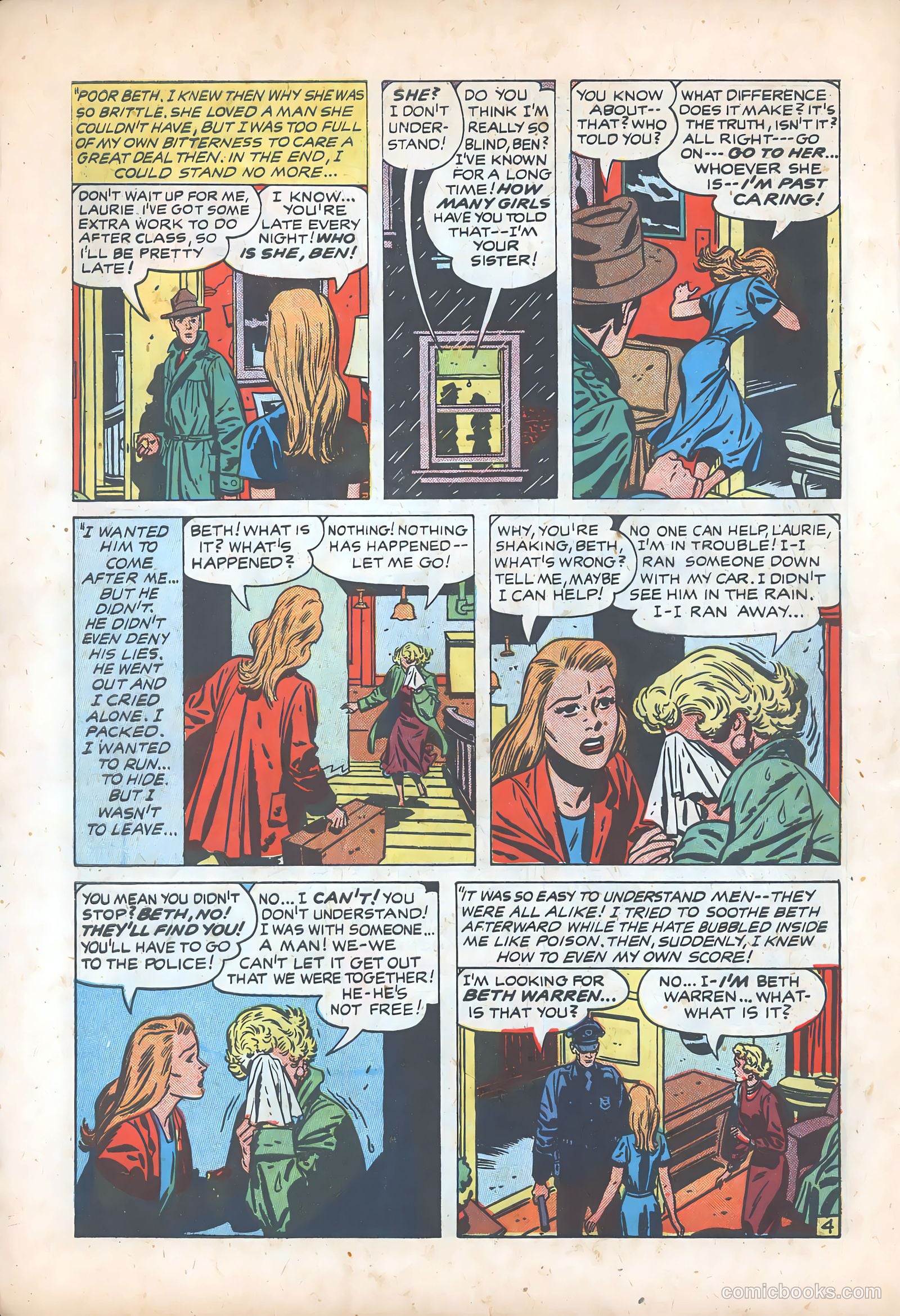 Young Brides #21 (1955) — page 6 of 36