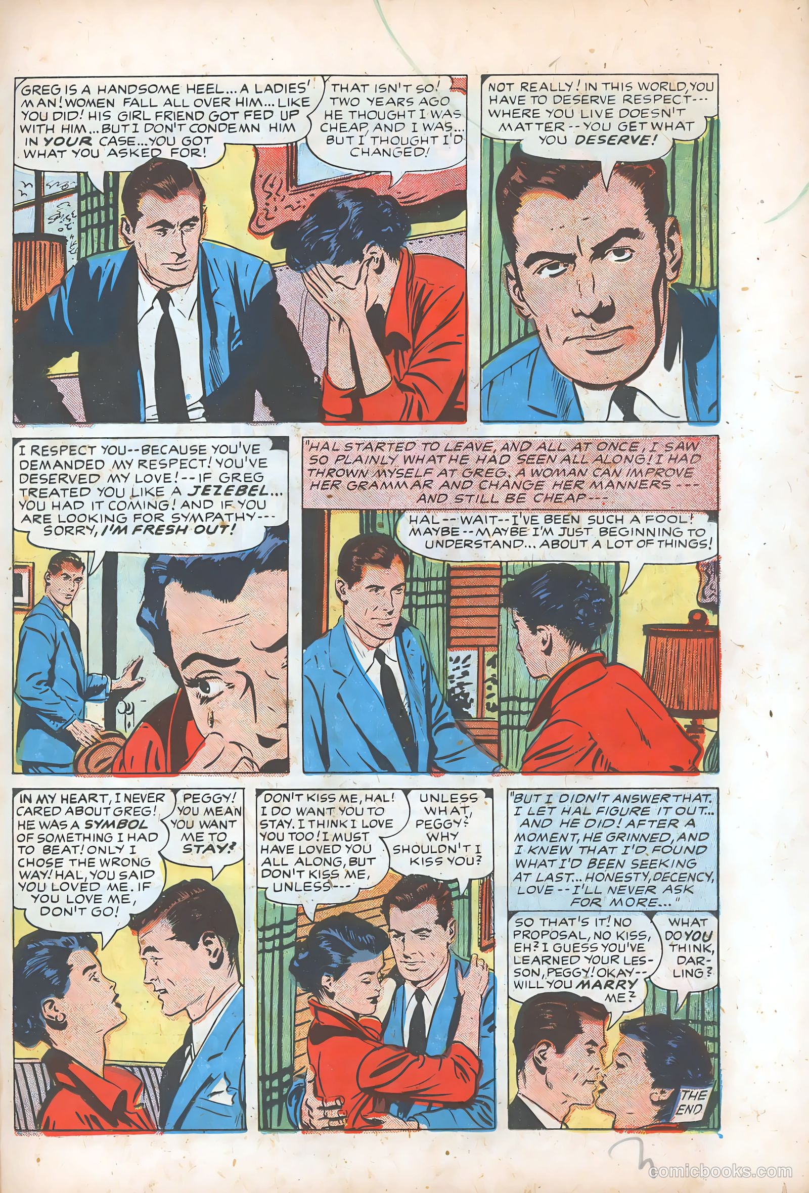 Young Brides #21 (1955) — page 23 of 36