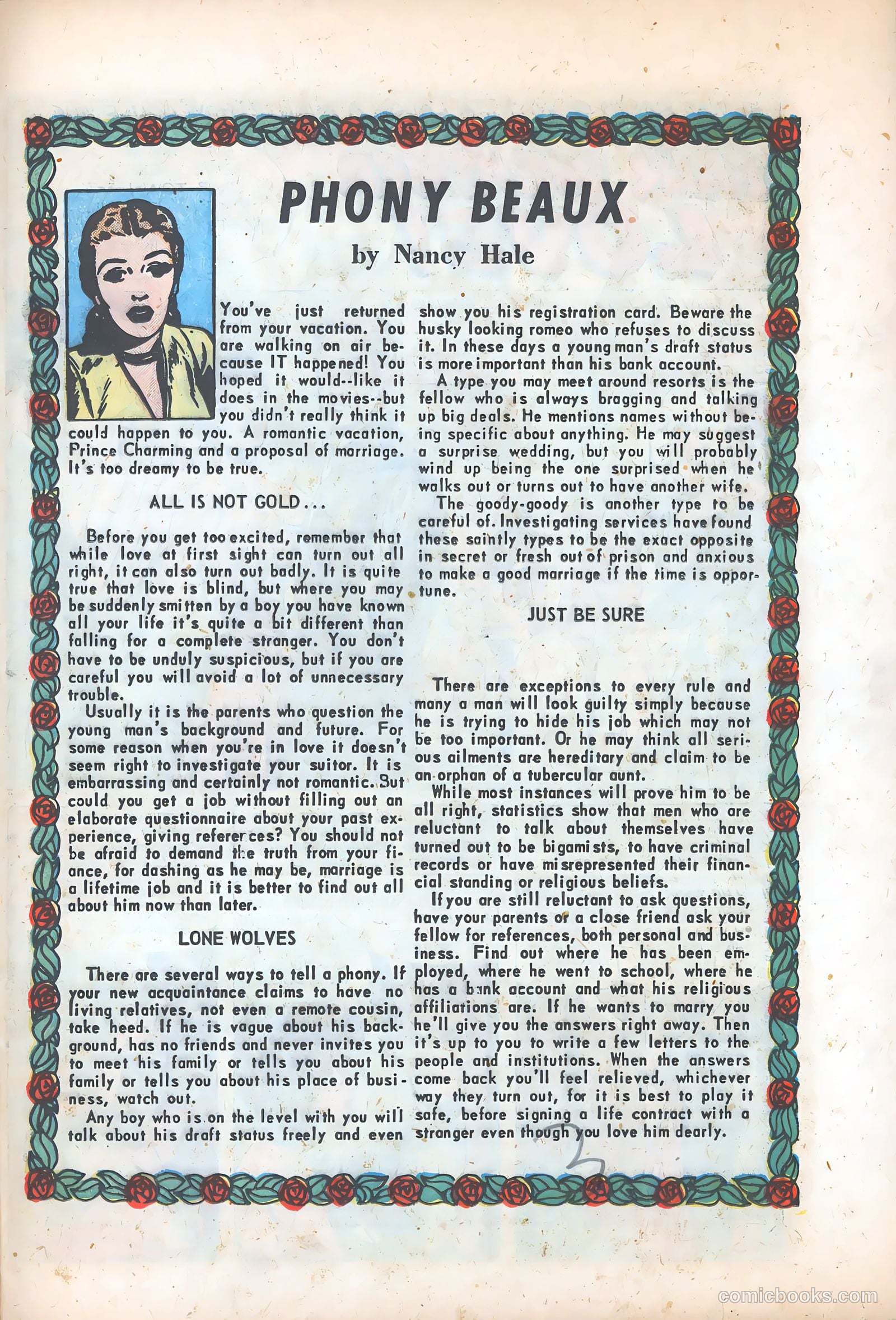 Young Brides #21 (1955) — page 25 of 36