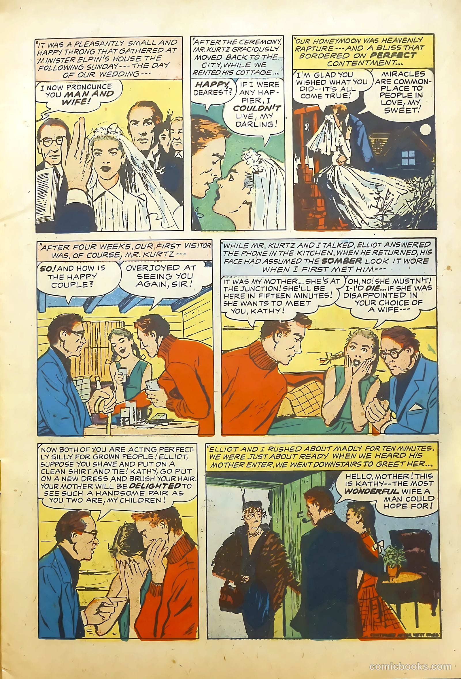Young Brides #22 (1955) — page 7 of 36