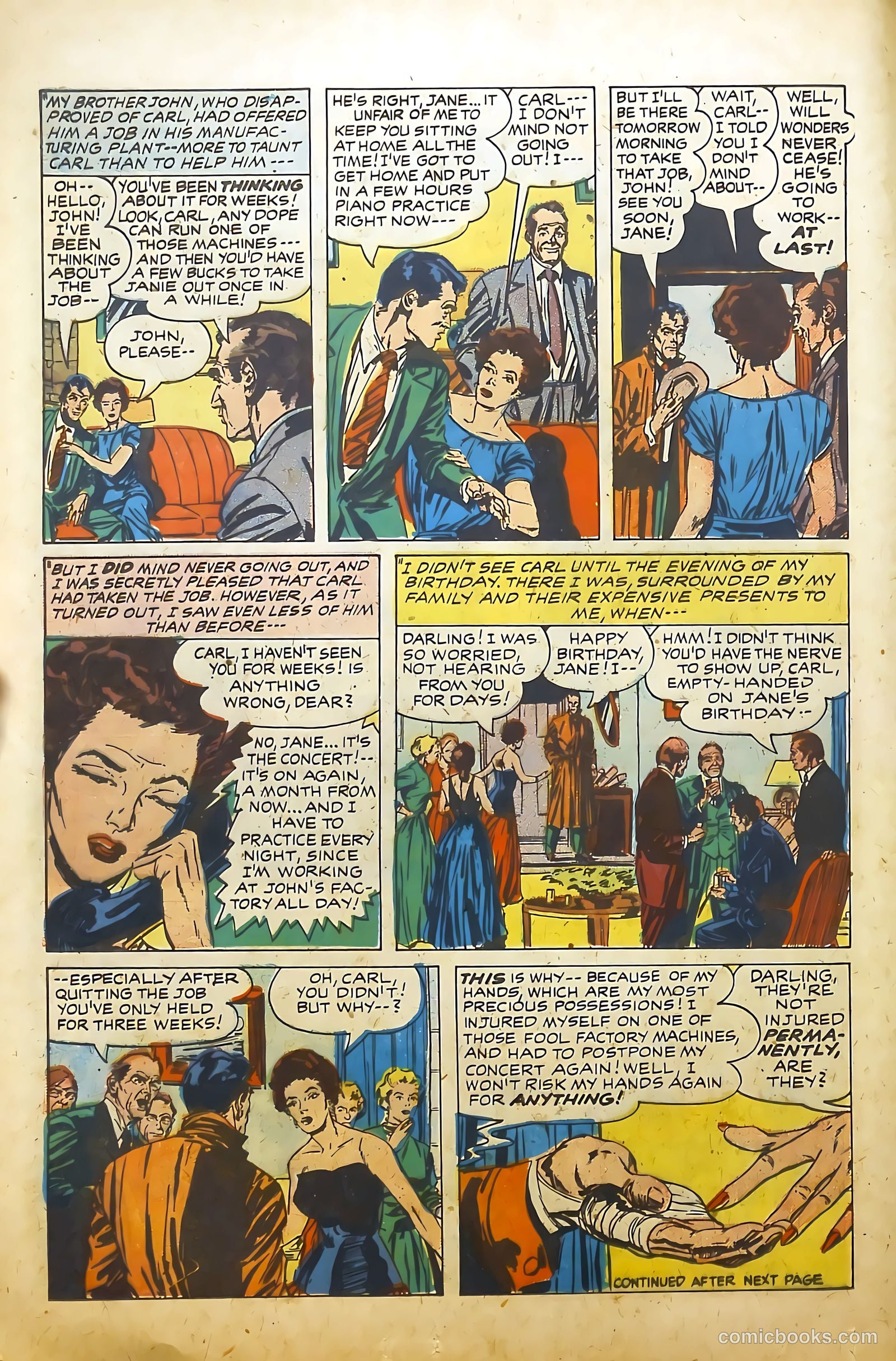 Young Brides #22 (1955) — page 12 of 36