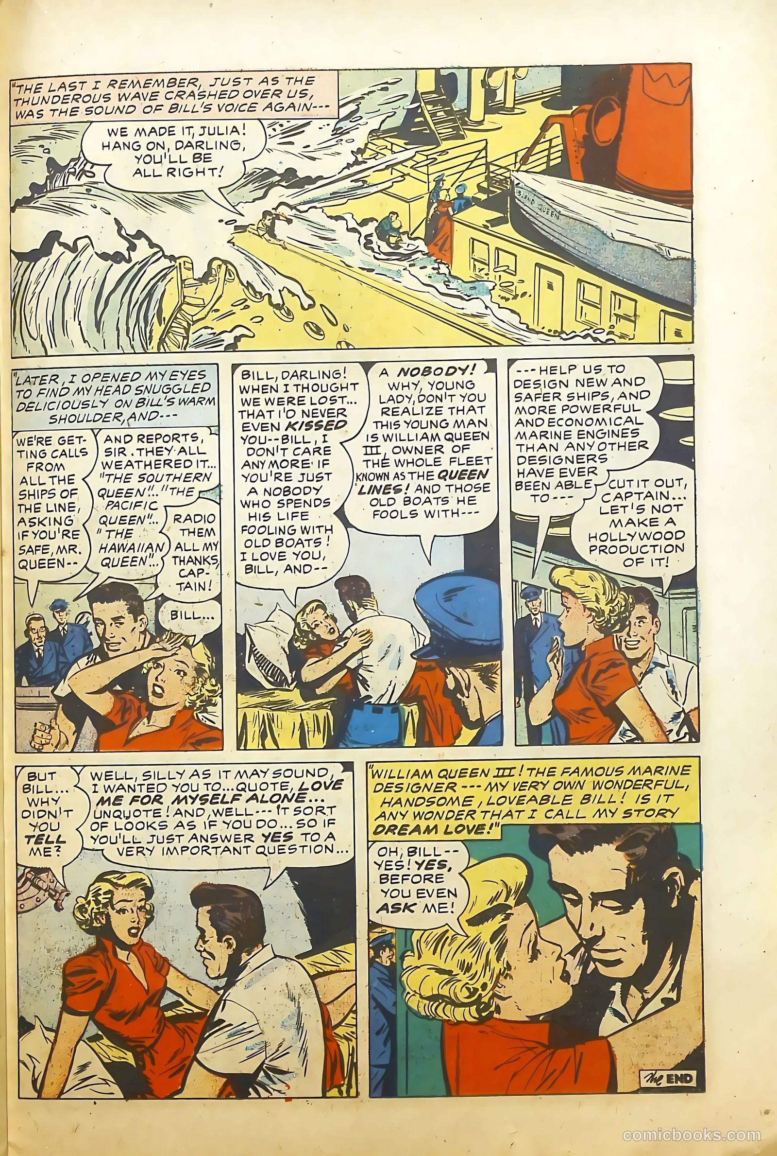 Young Brides #22 (1955) — page 23 of 36