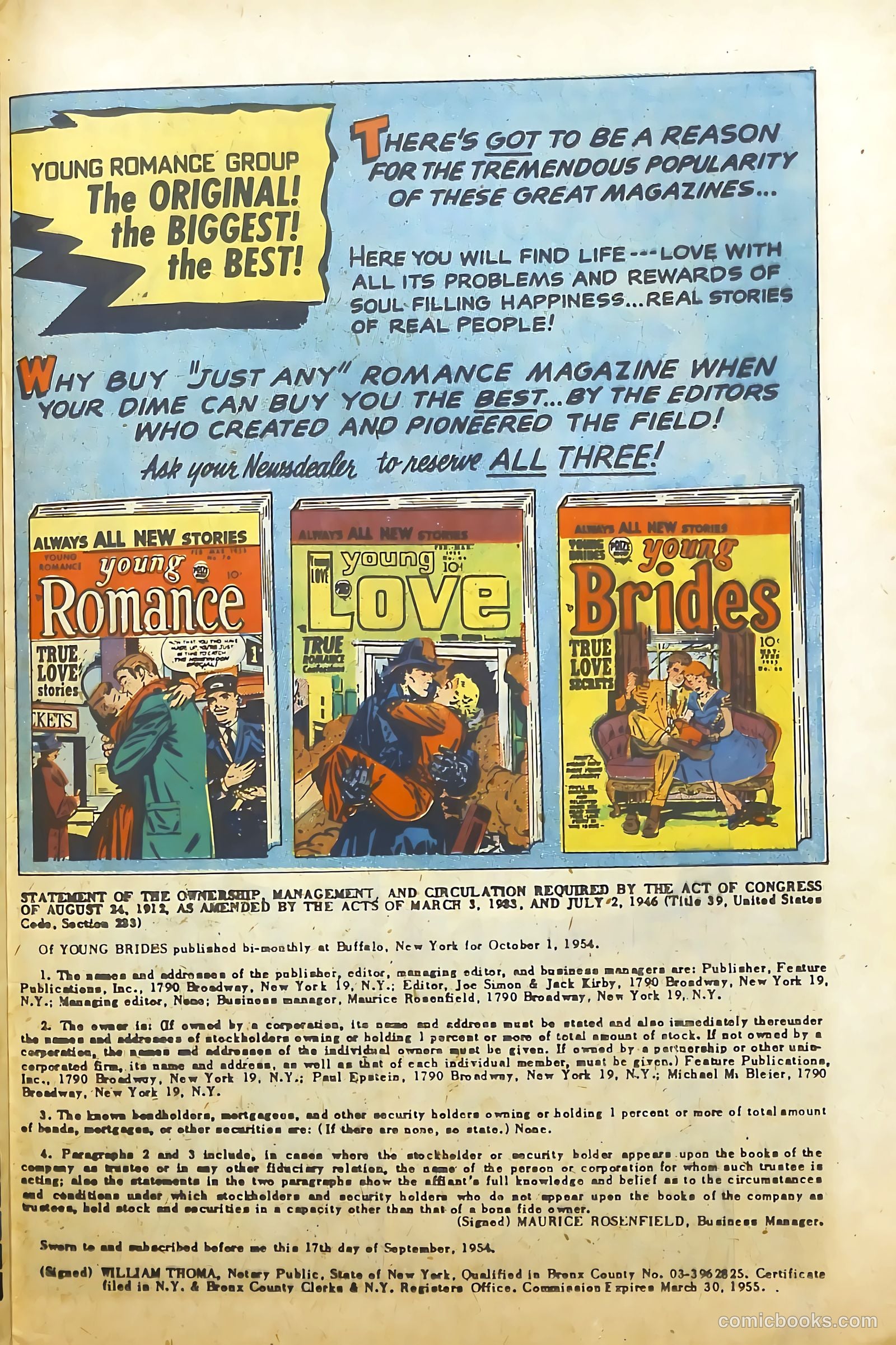 Young Brides #22 (1955) — page 25 of 36