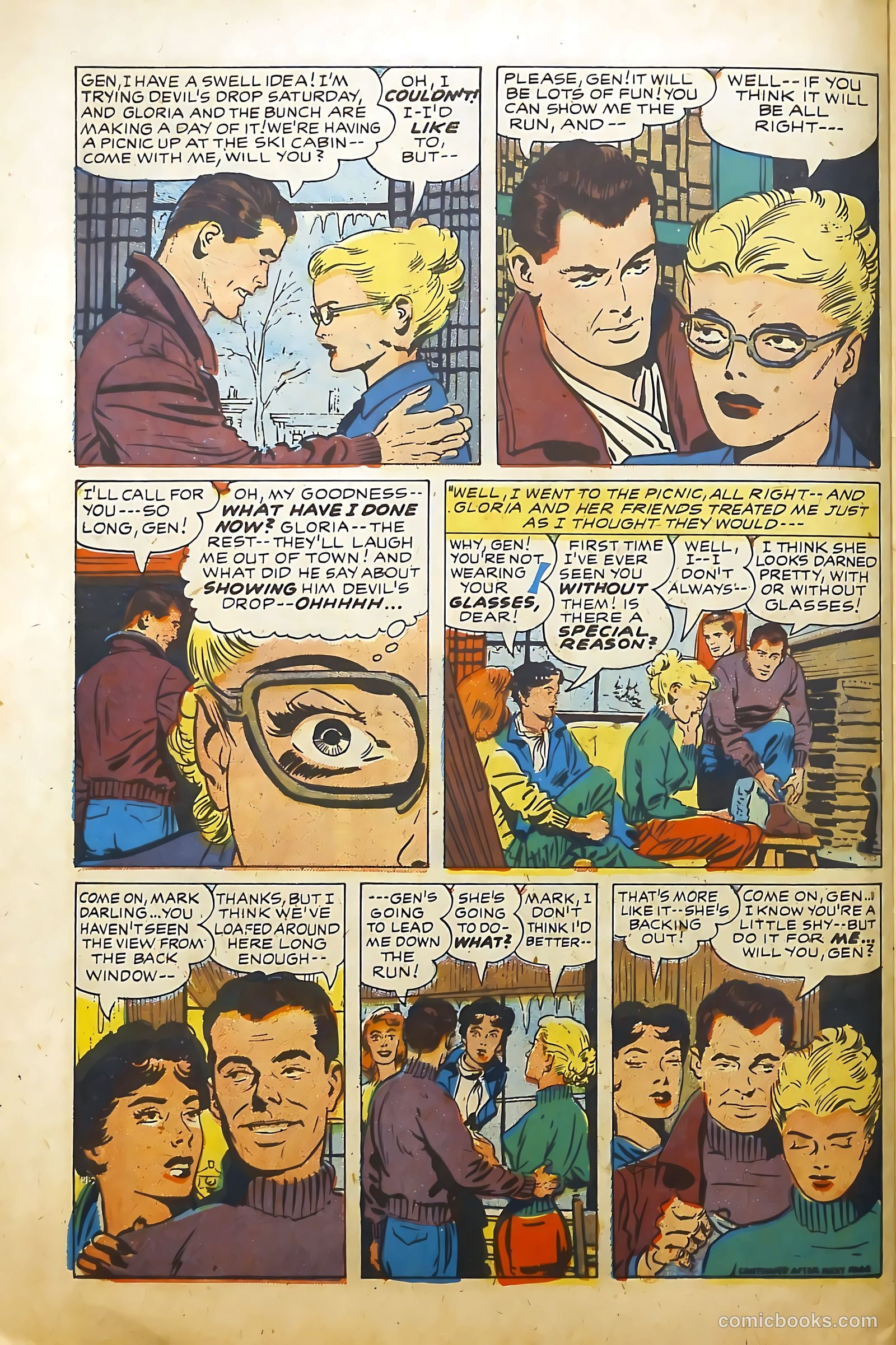 Young Brides #22 (1955) — page 28 of 36